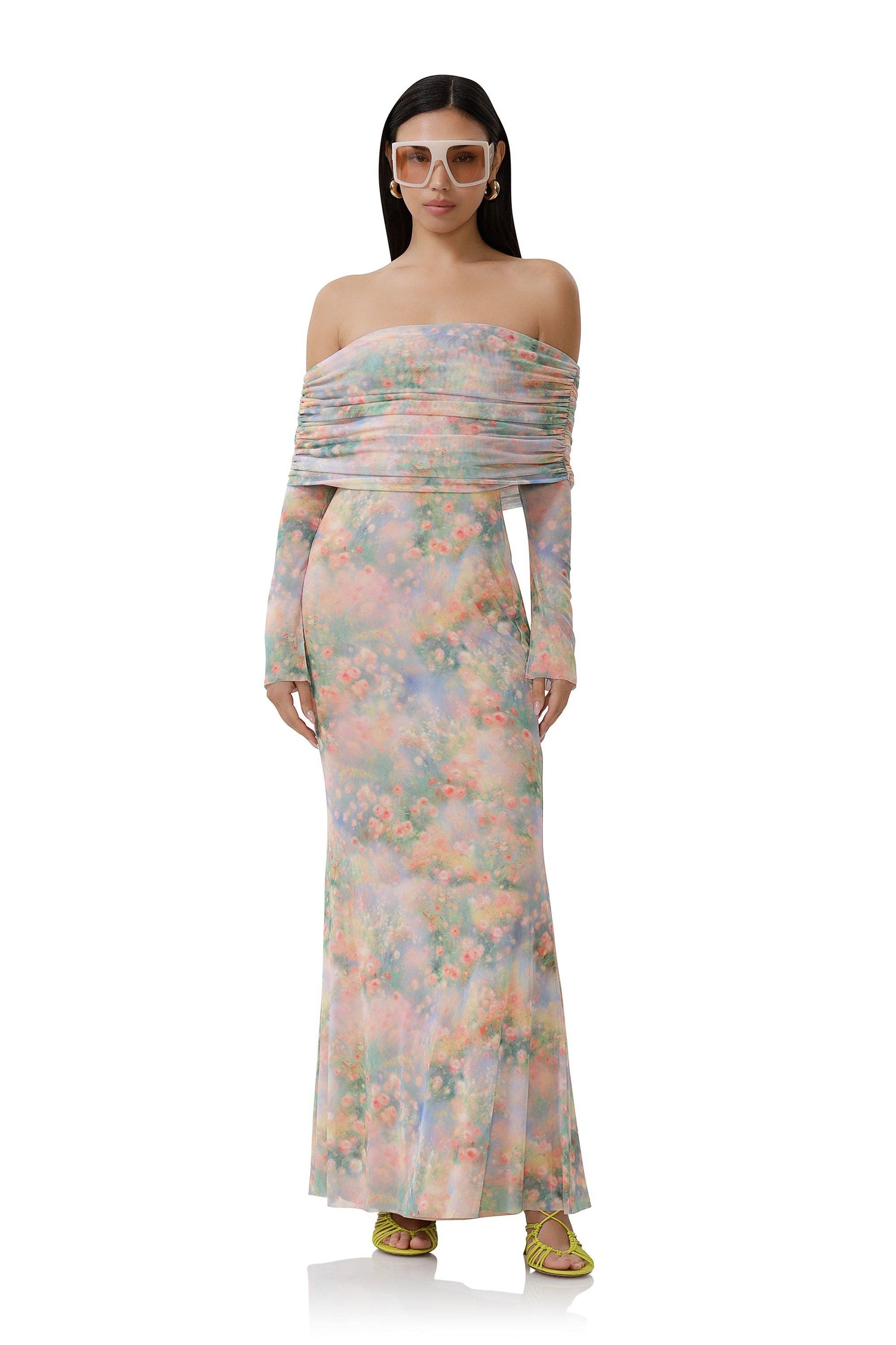 Thelma Dress - Fog Field