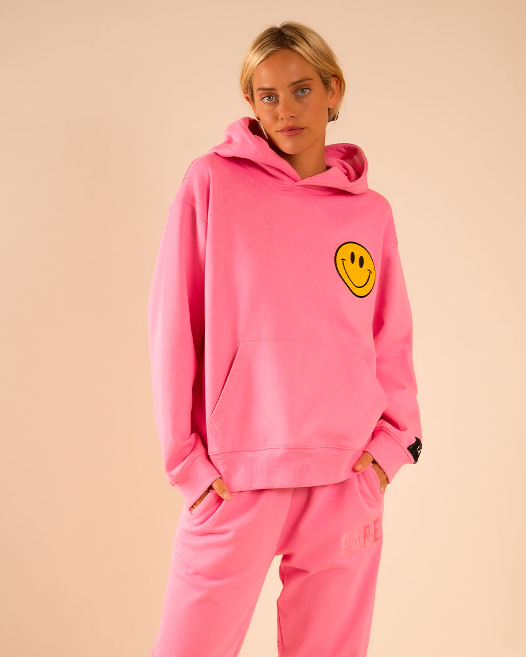 Hendrix Hoodie 100 Things Happy Pink