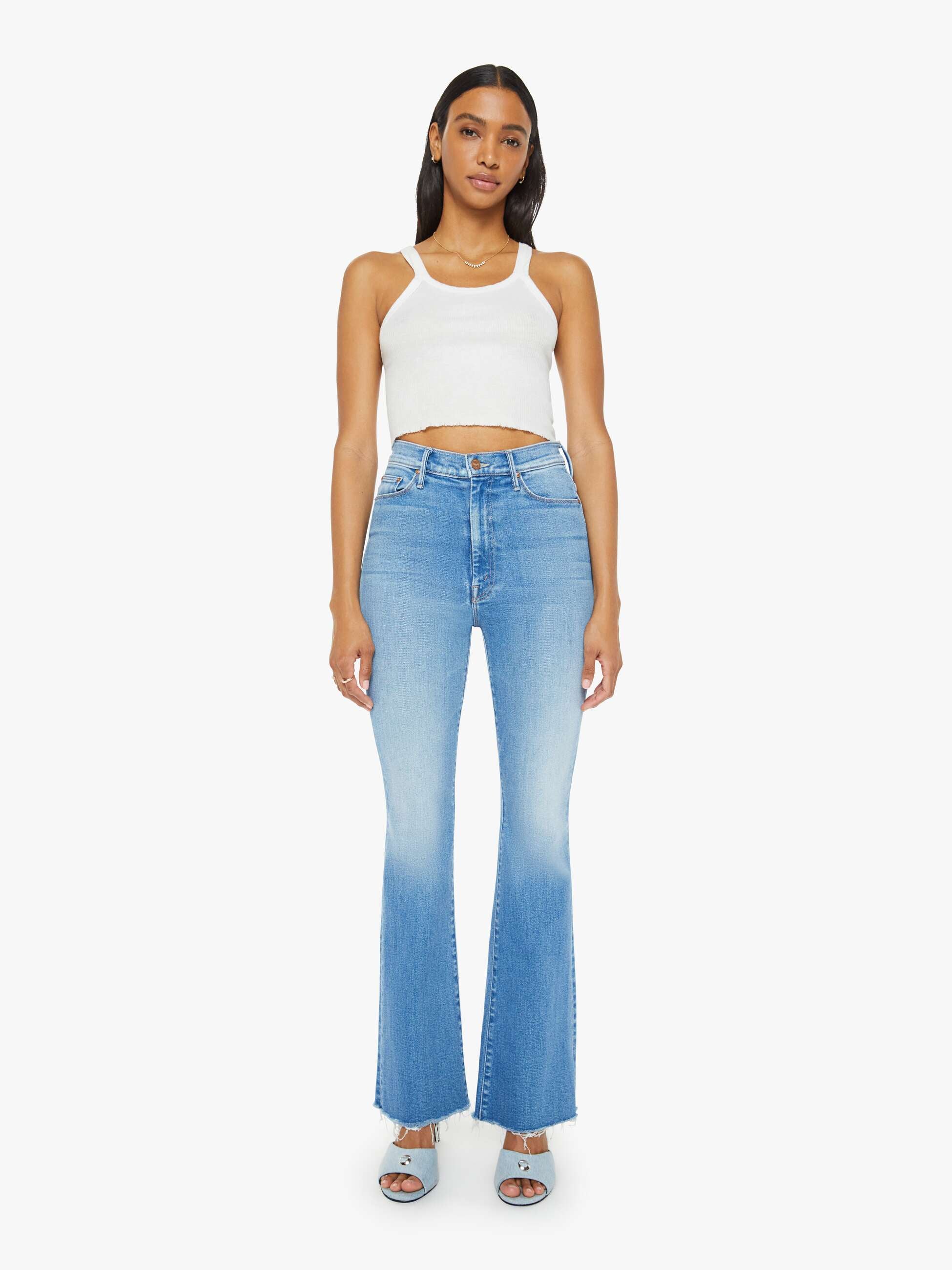 High Waisted Weekender Fray Read Between The Lines