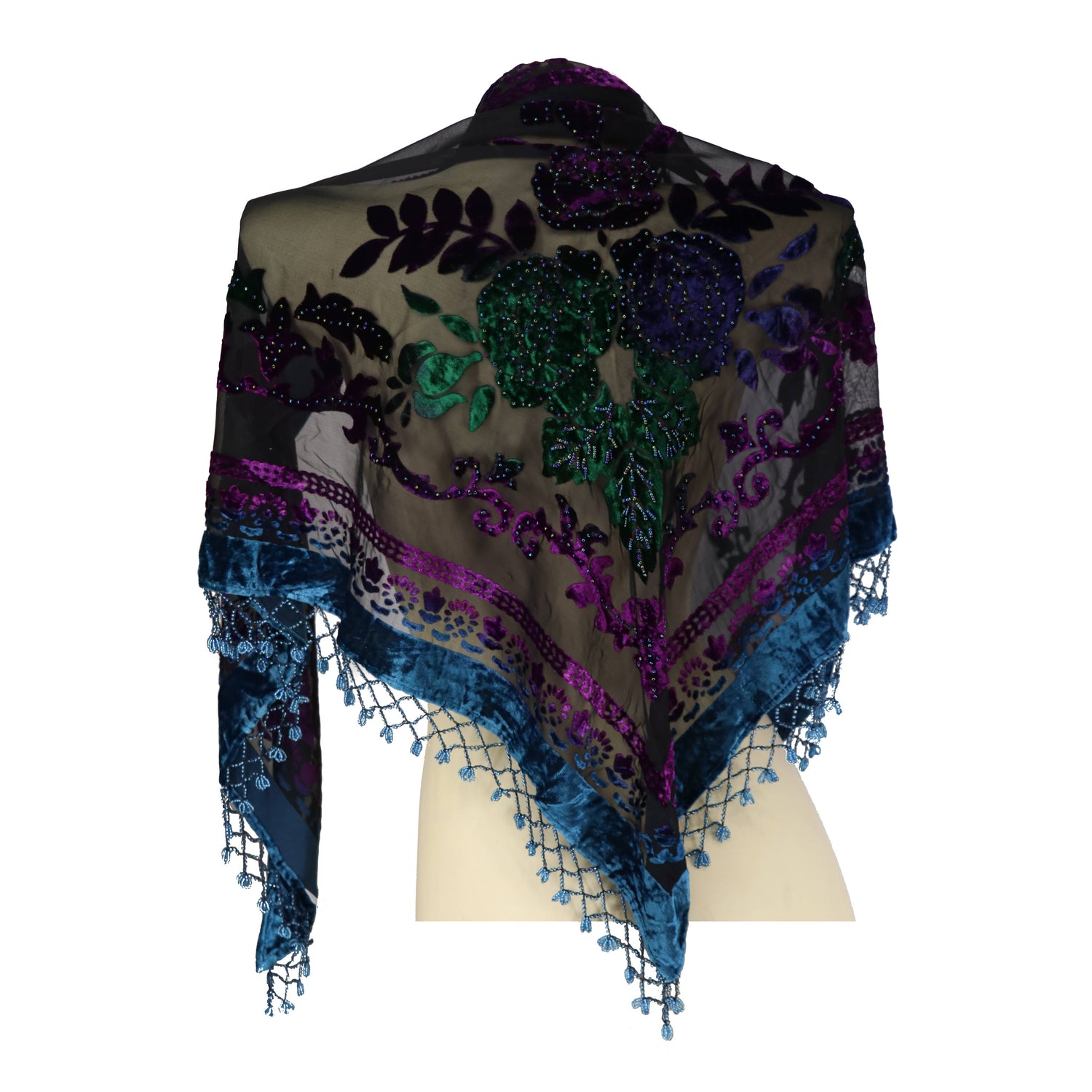 Velvet Scarf Triangle