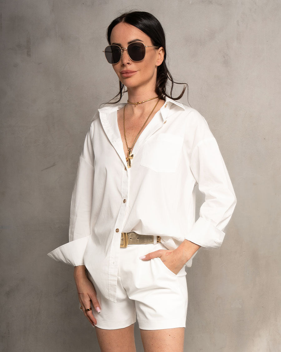 Riley Premiere Tailored Short - White