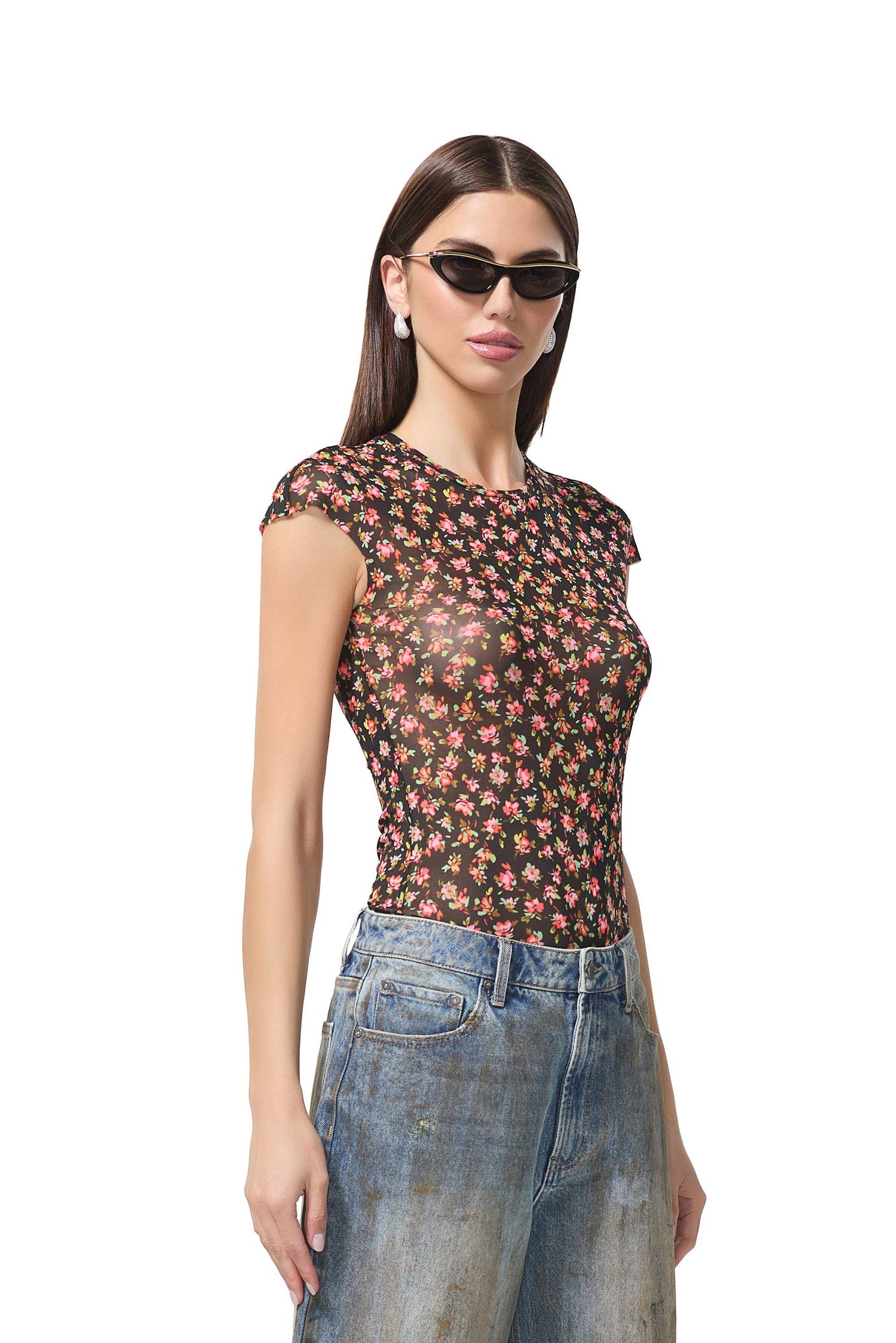 Nina Top - Spring Ditsy