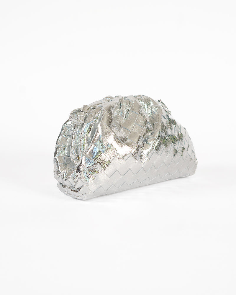 Party Girls Metallic Cloud Clutch