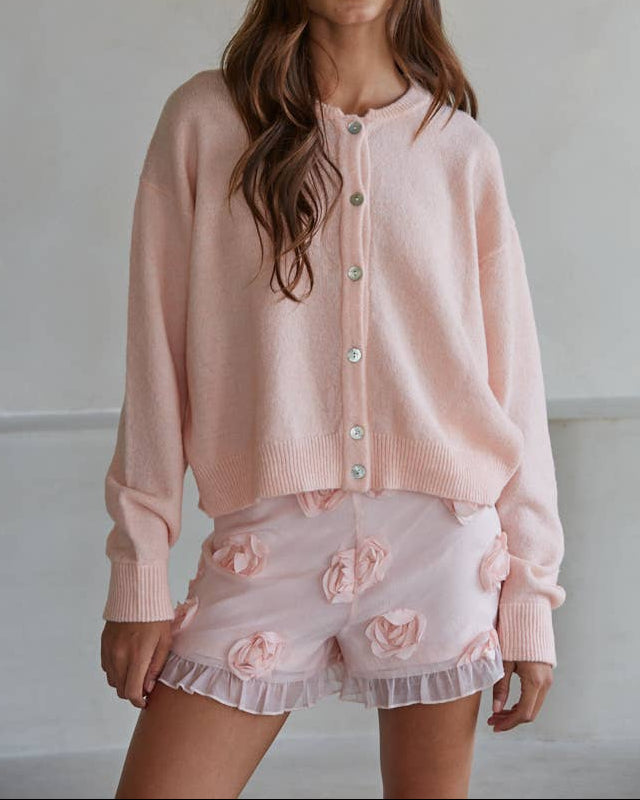 Button Up Knit Cardigan