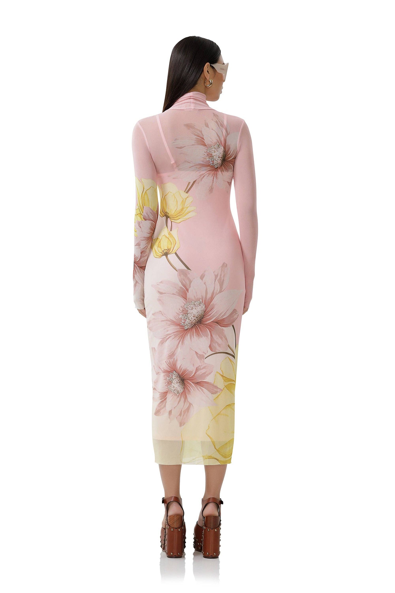 Shailene Dress - Coral Bloom