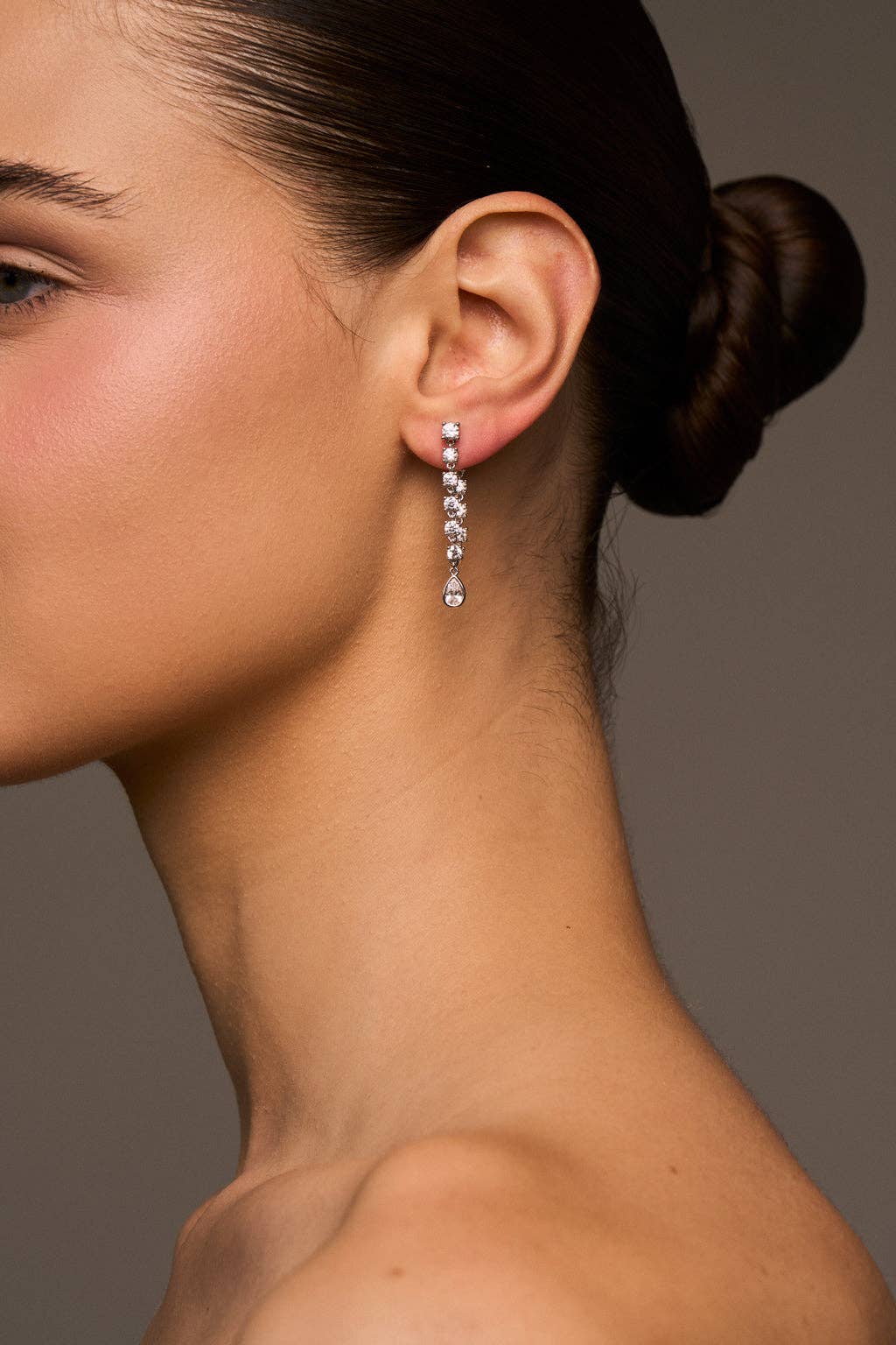 Stephie Bezel Earrings