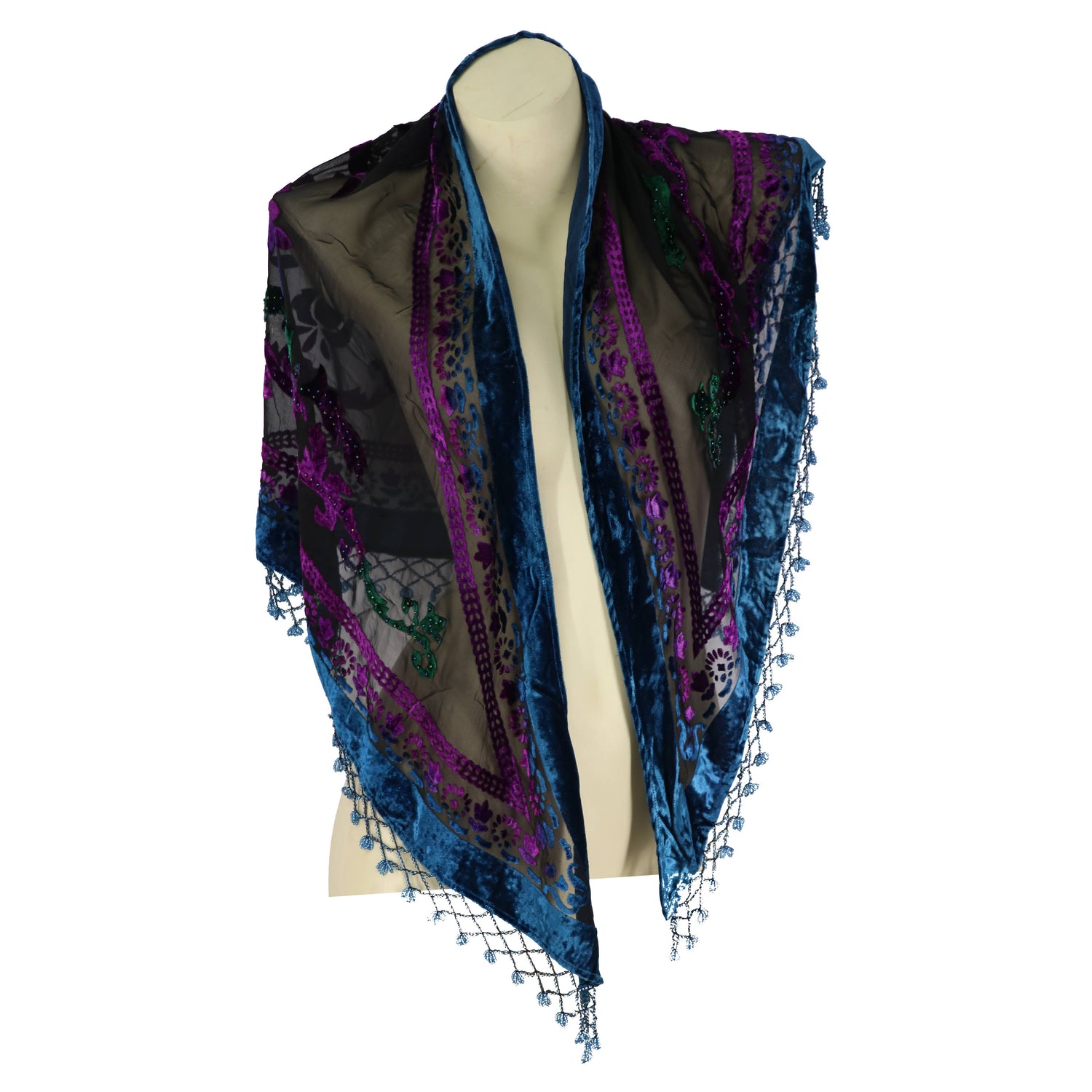 Velvet Scarf Triangle