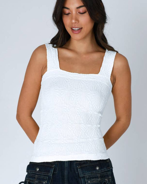 Lace Textured Square Top