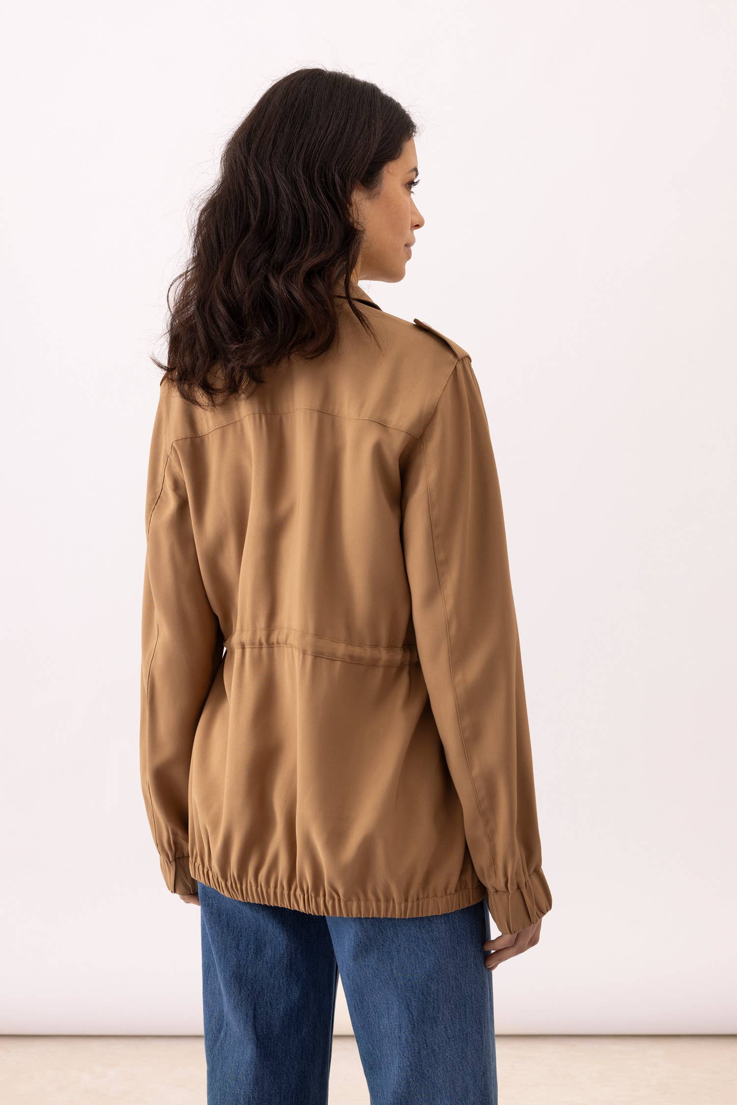 Coat Jacket With Adjustable Waist