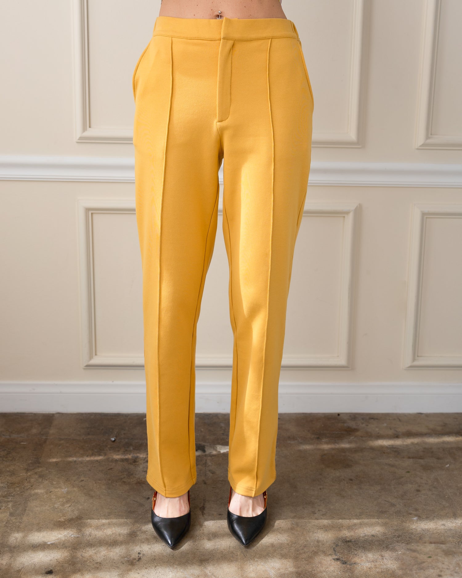 Stella Interlock Pant Canary
