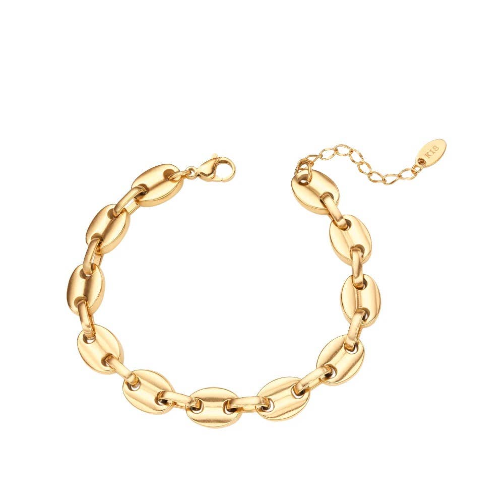 Puffy Mariner Bracelet Stainless Steel