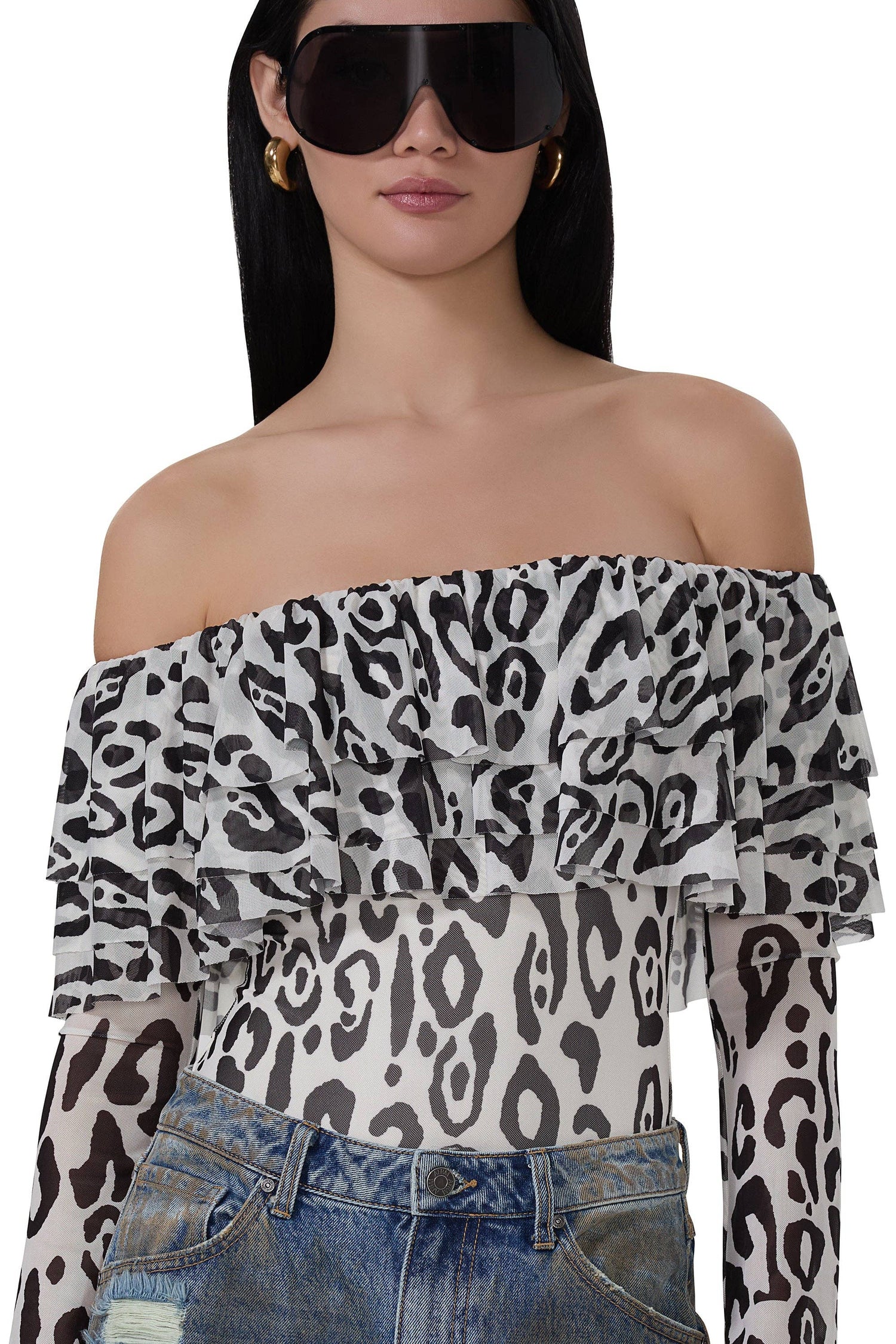 Rory Bodysuit - Stark Leopard
