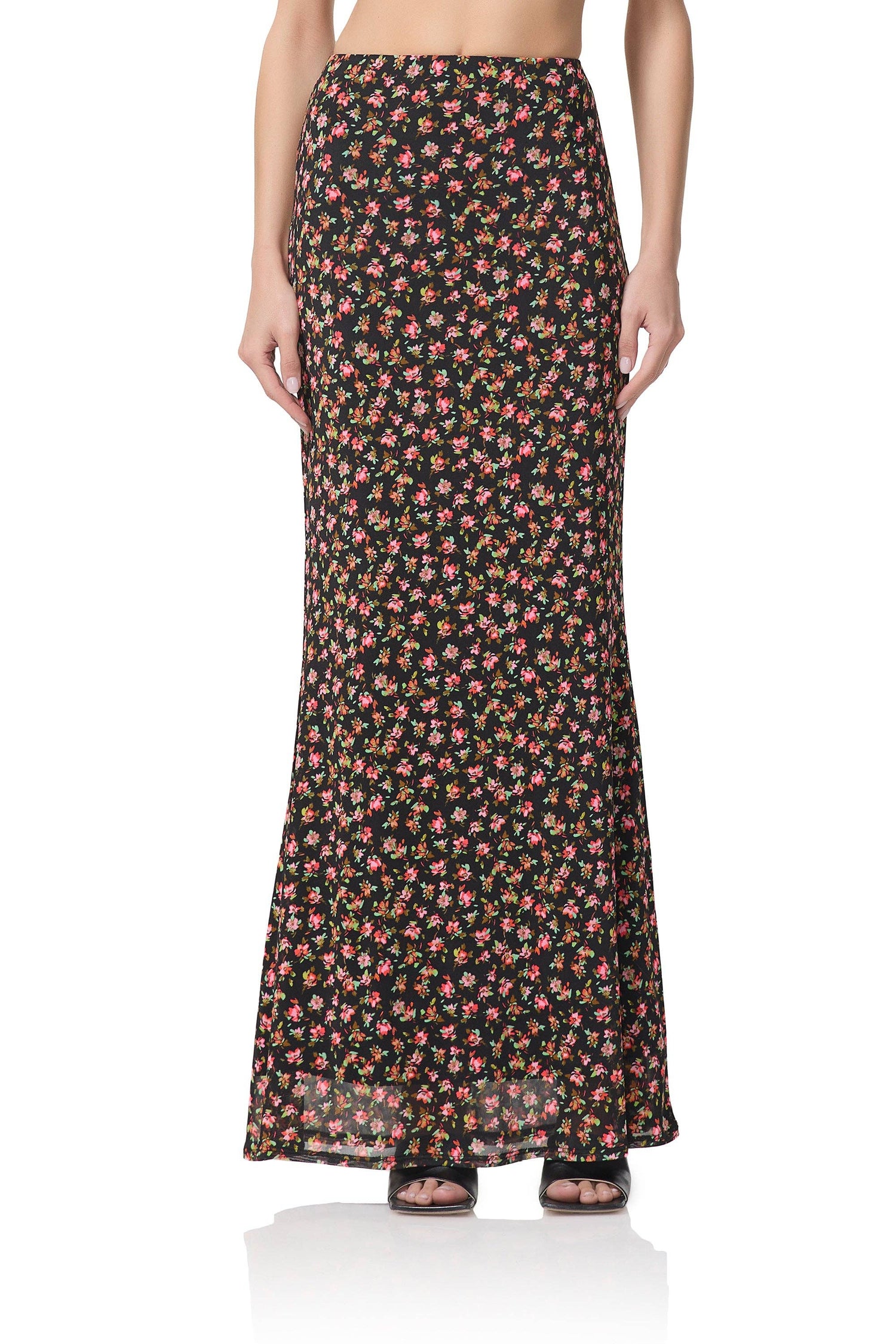 Tegan Maxi Skirt - Spring Ditsy