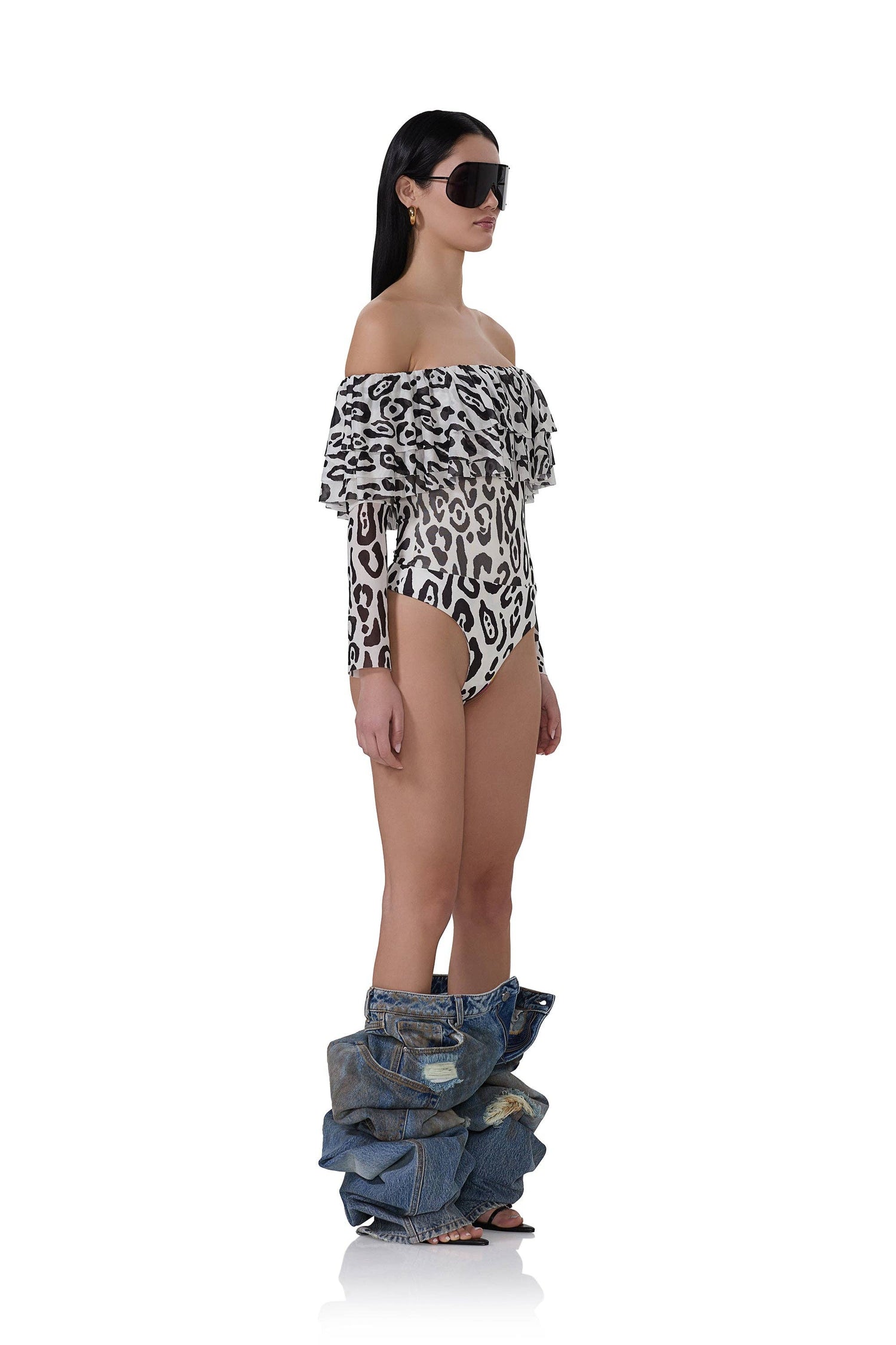 Rory Bodysuit - Stark Leopard