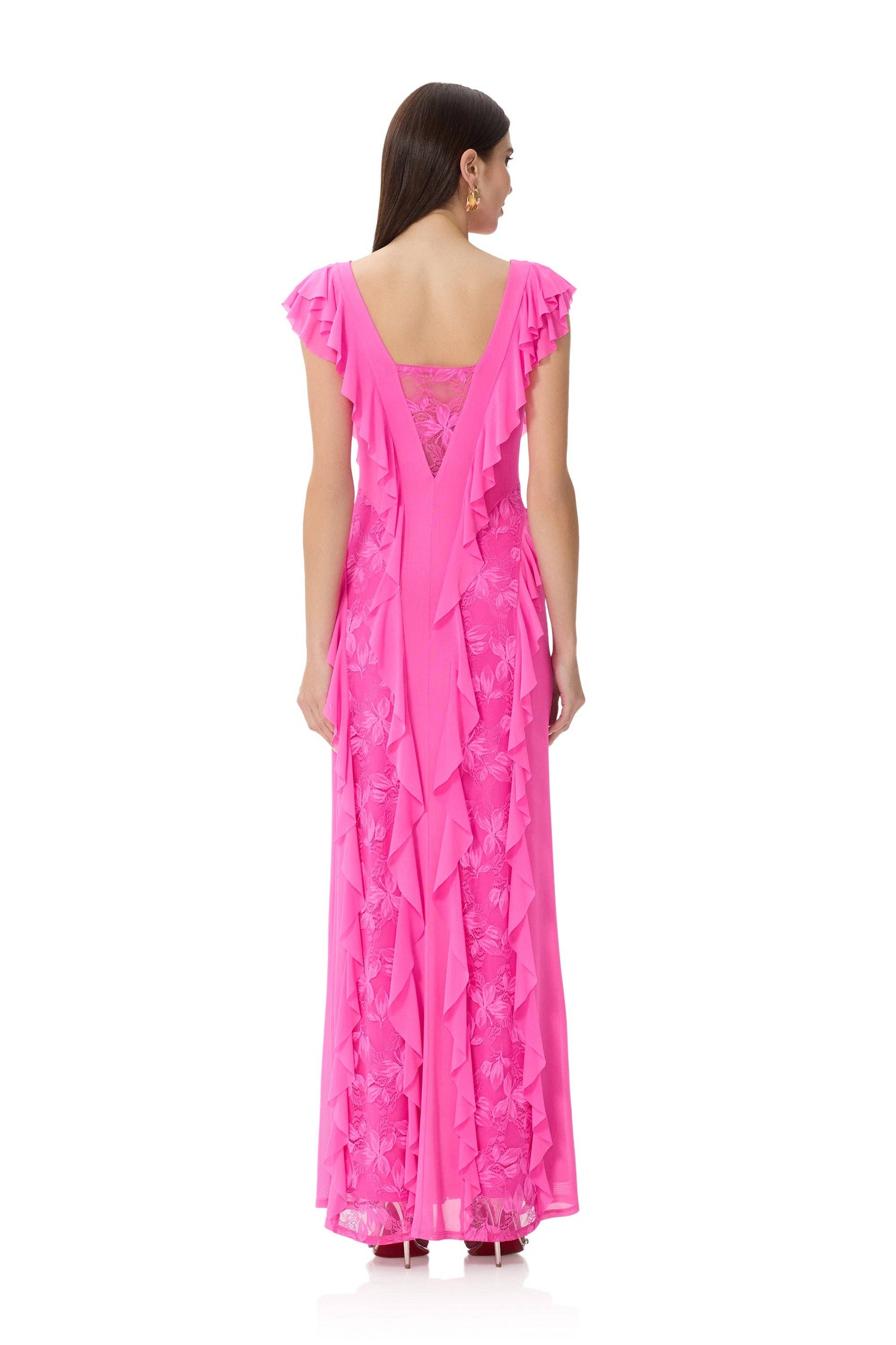 Trista Dress - Brilliant Pink