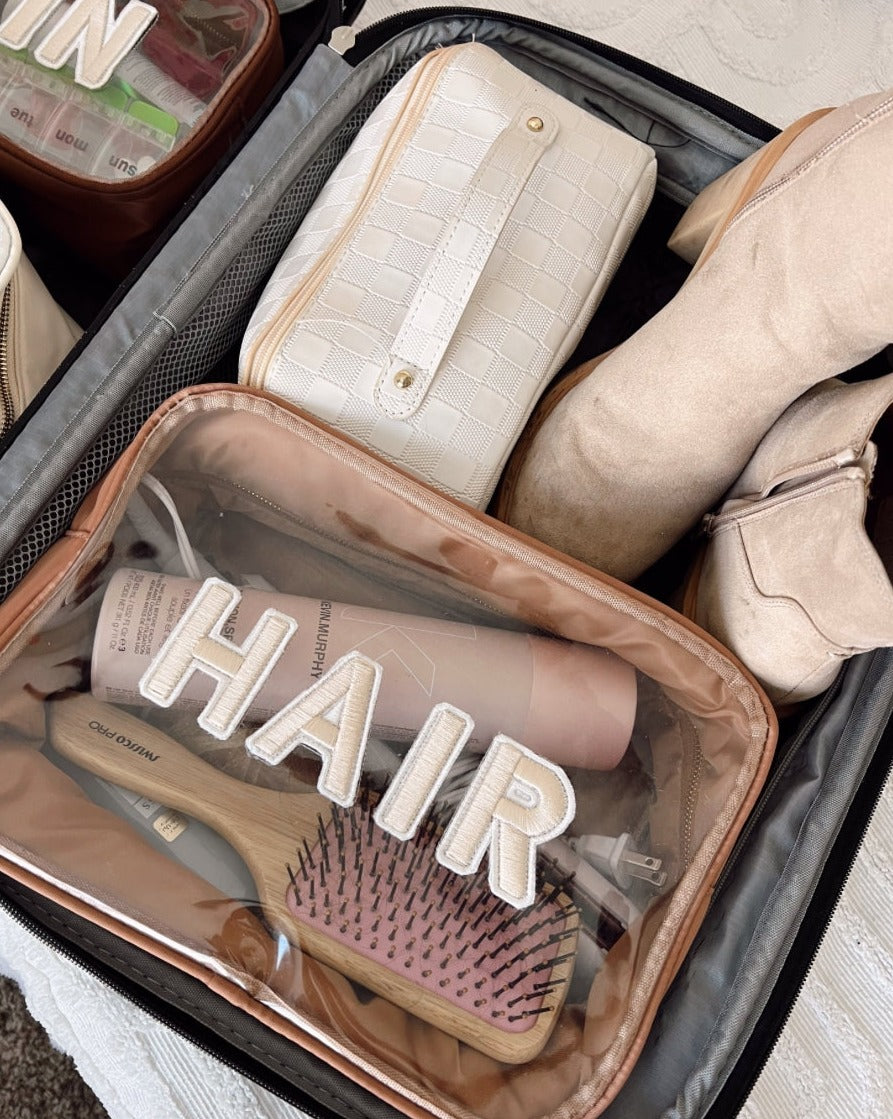 Hair Clear Xl - Mocha w/ Rolled Patches