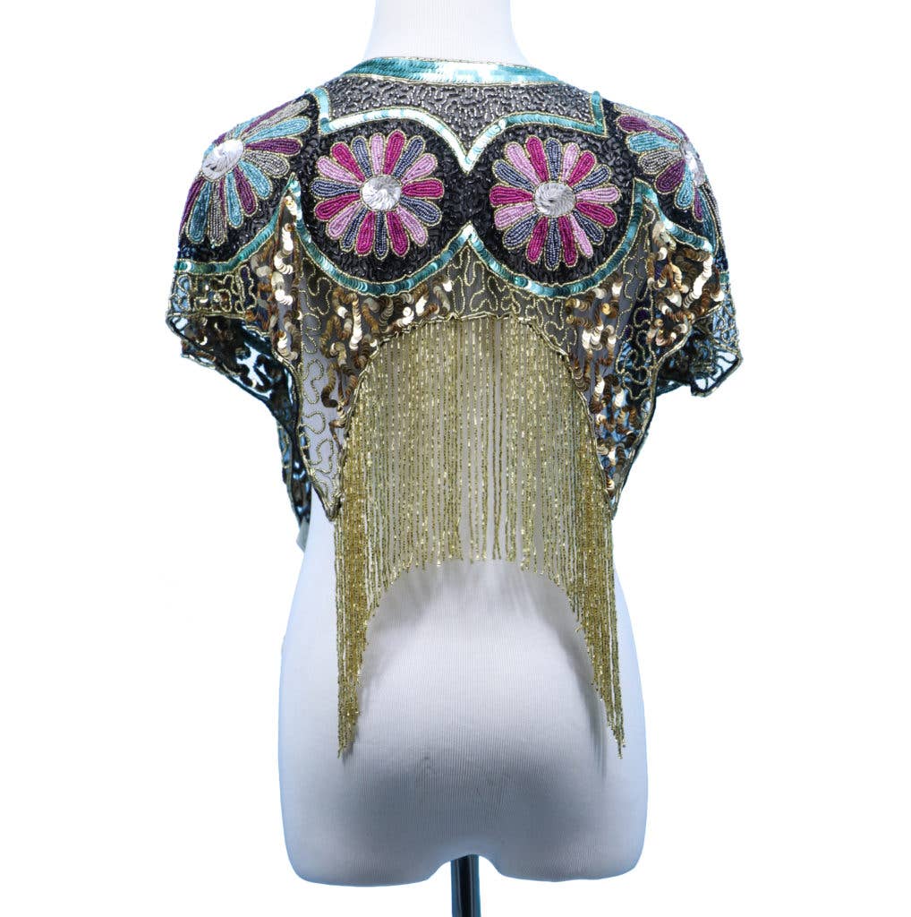 Beaded Vintage Inspired Cape