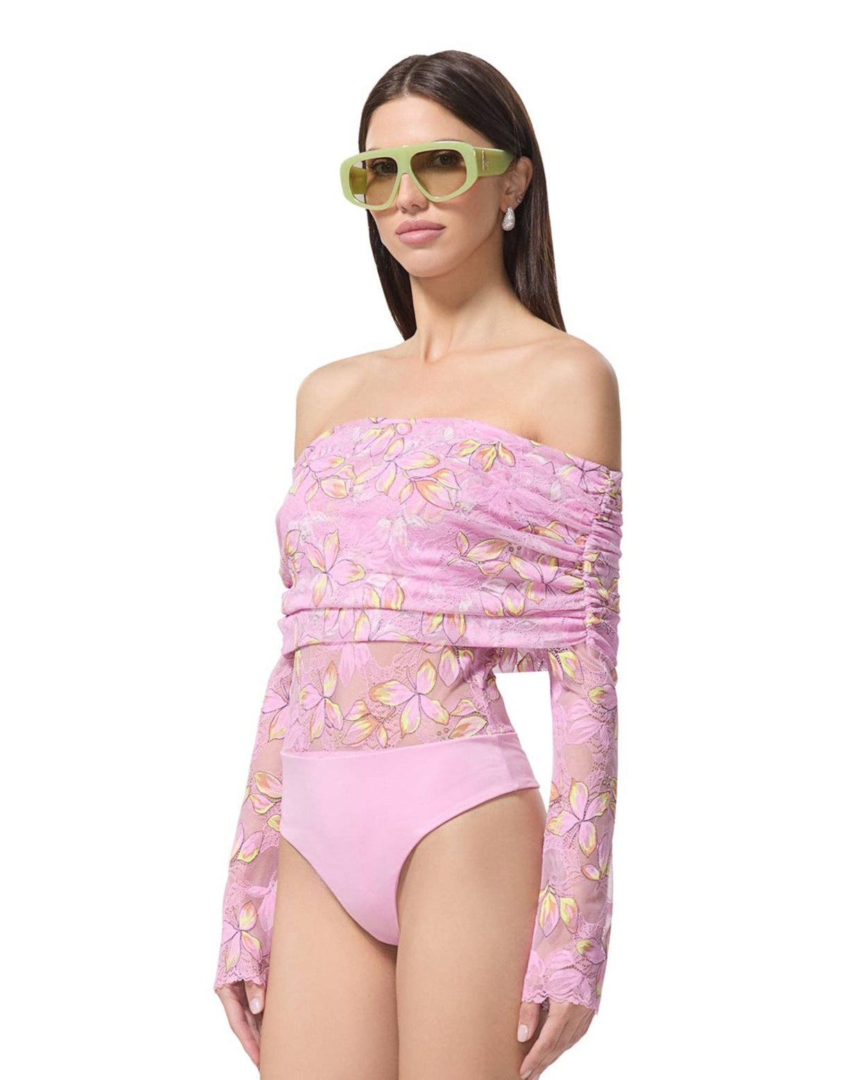 Lennox Bodysuit - Lilac Lace