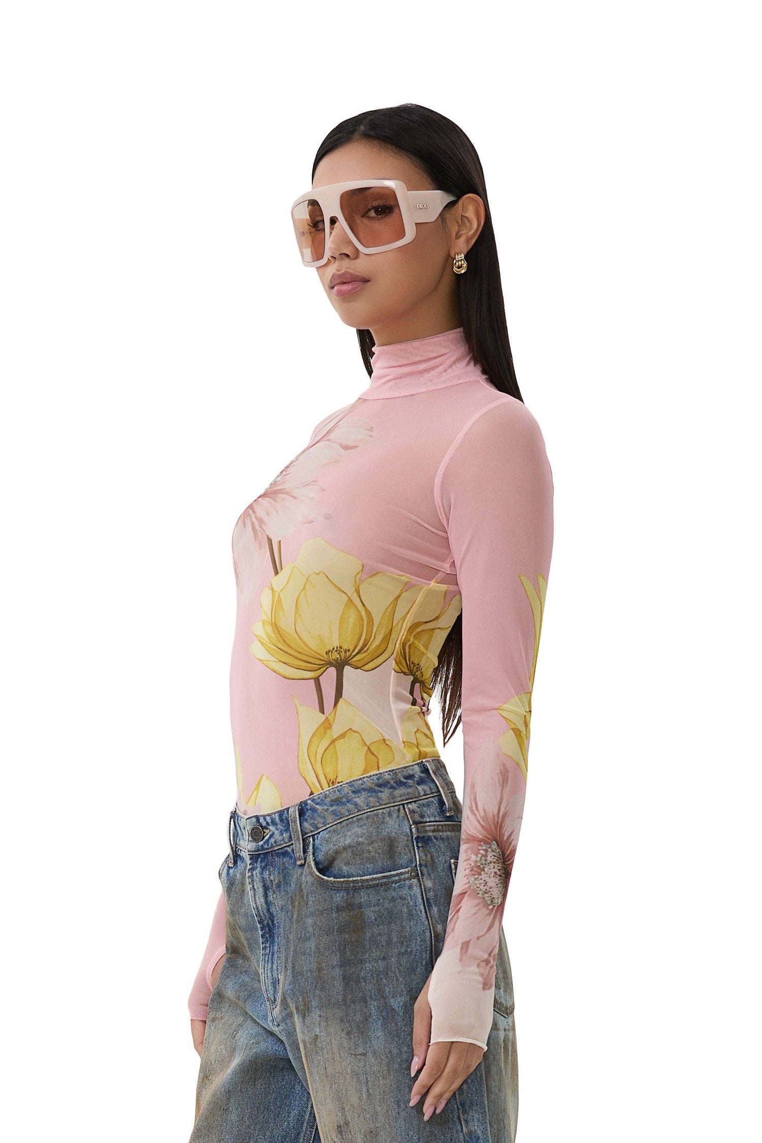 Zadie Top - Coral Bloom