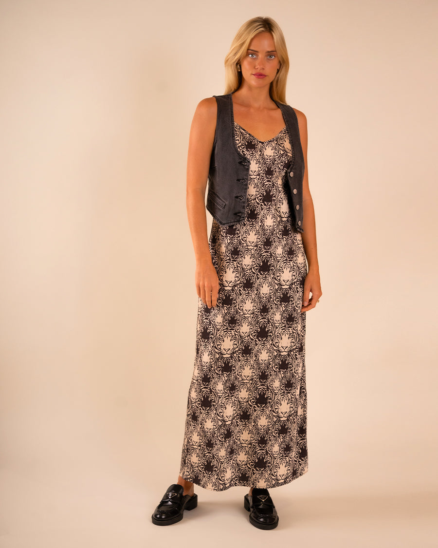 Lennon Zipslip™️ Dress All Over Tiger