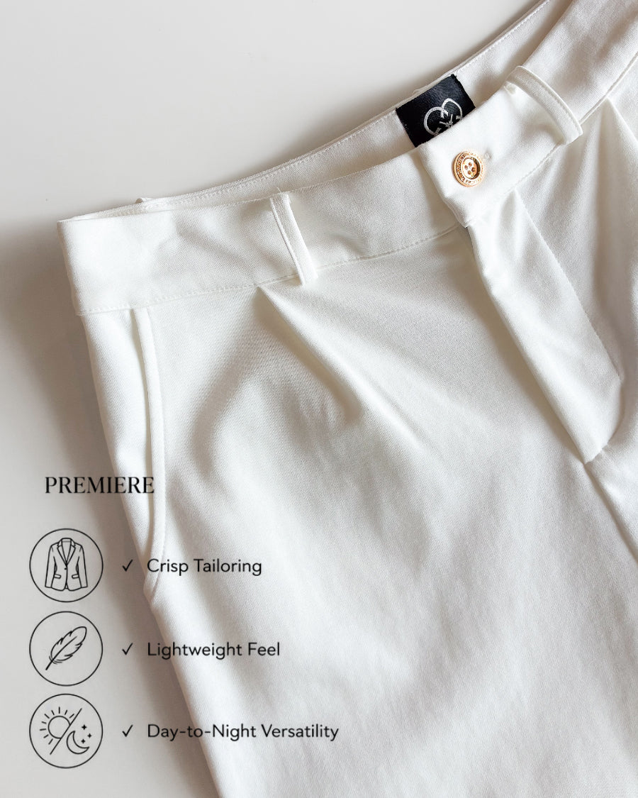 Analia Premiere No-Break Trouser White
