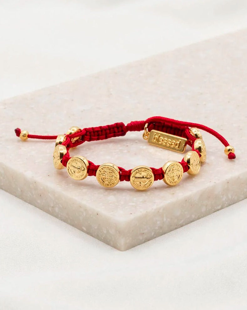 Benedictine Blessing Bracelet - Gold Medals