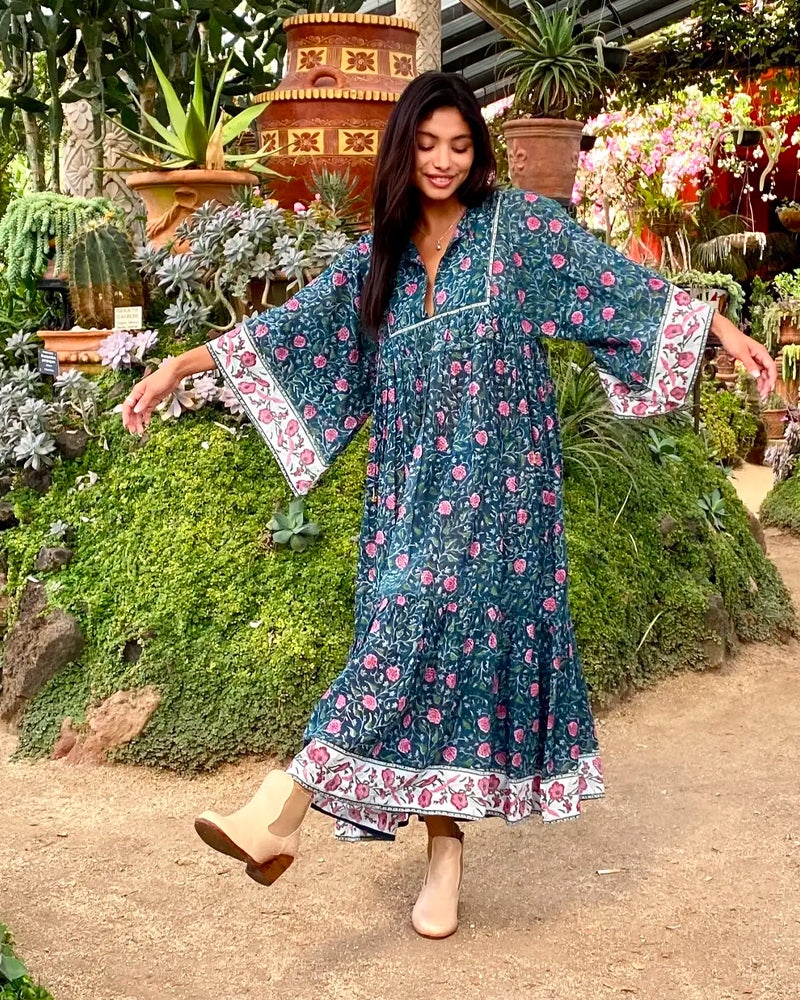 Kelly Block Print Dress
