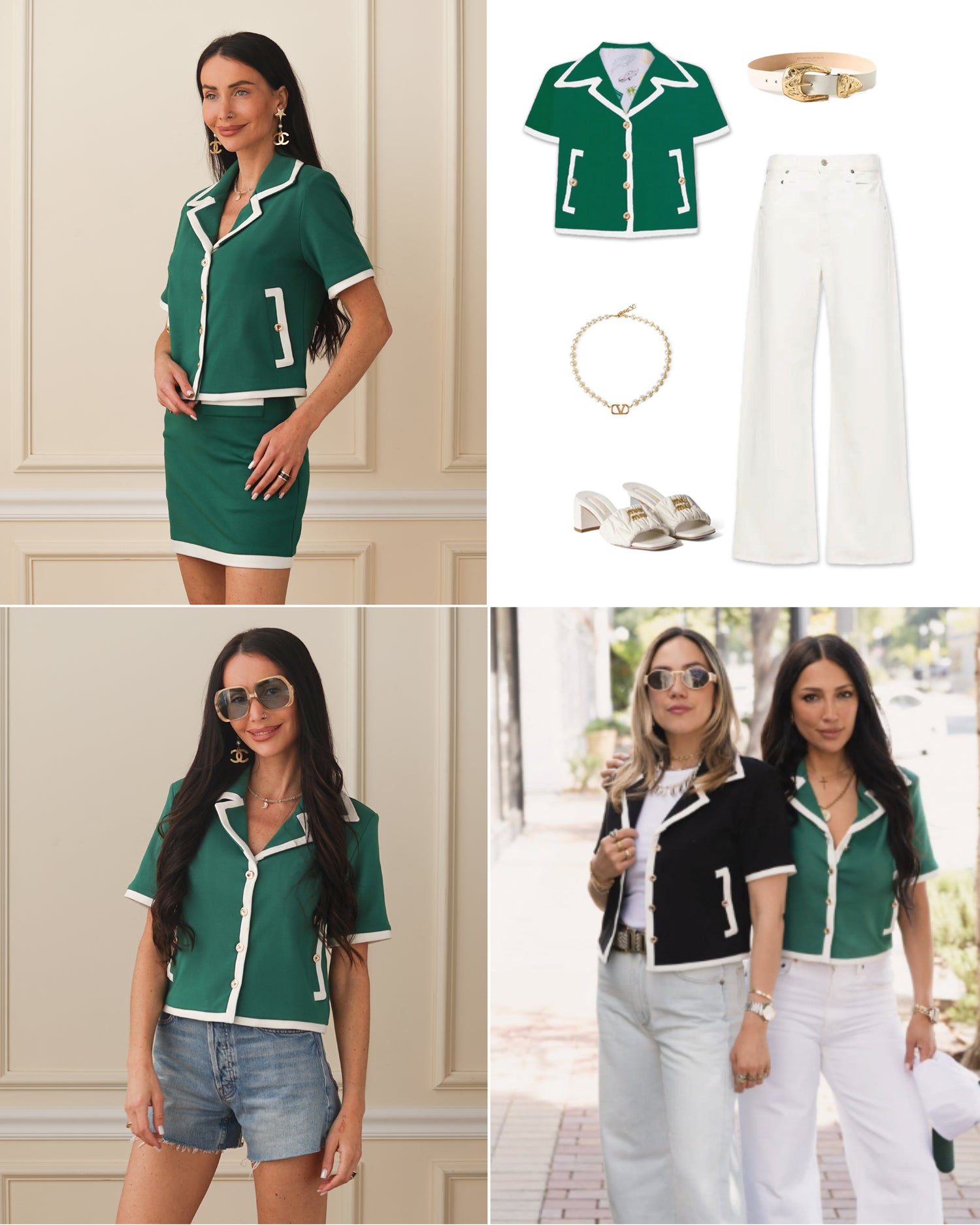 Coco Interlock Jacket Ivy