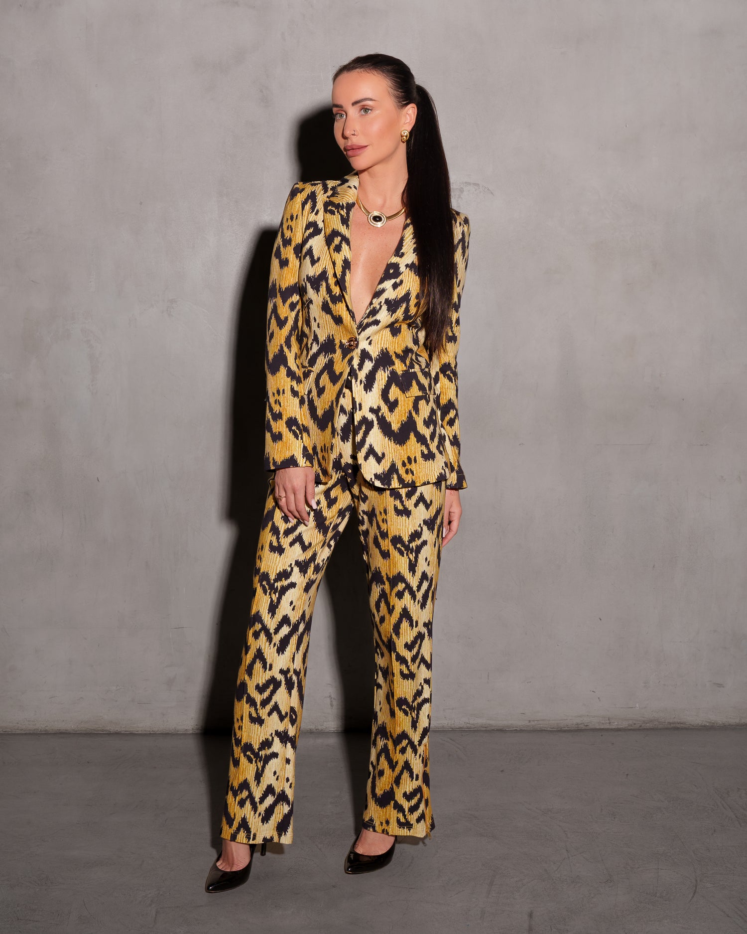 Kravitz Interlock Blazer Tiger