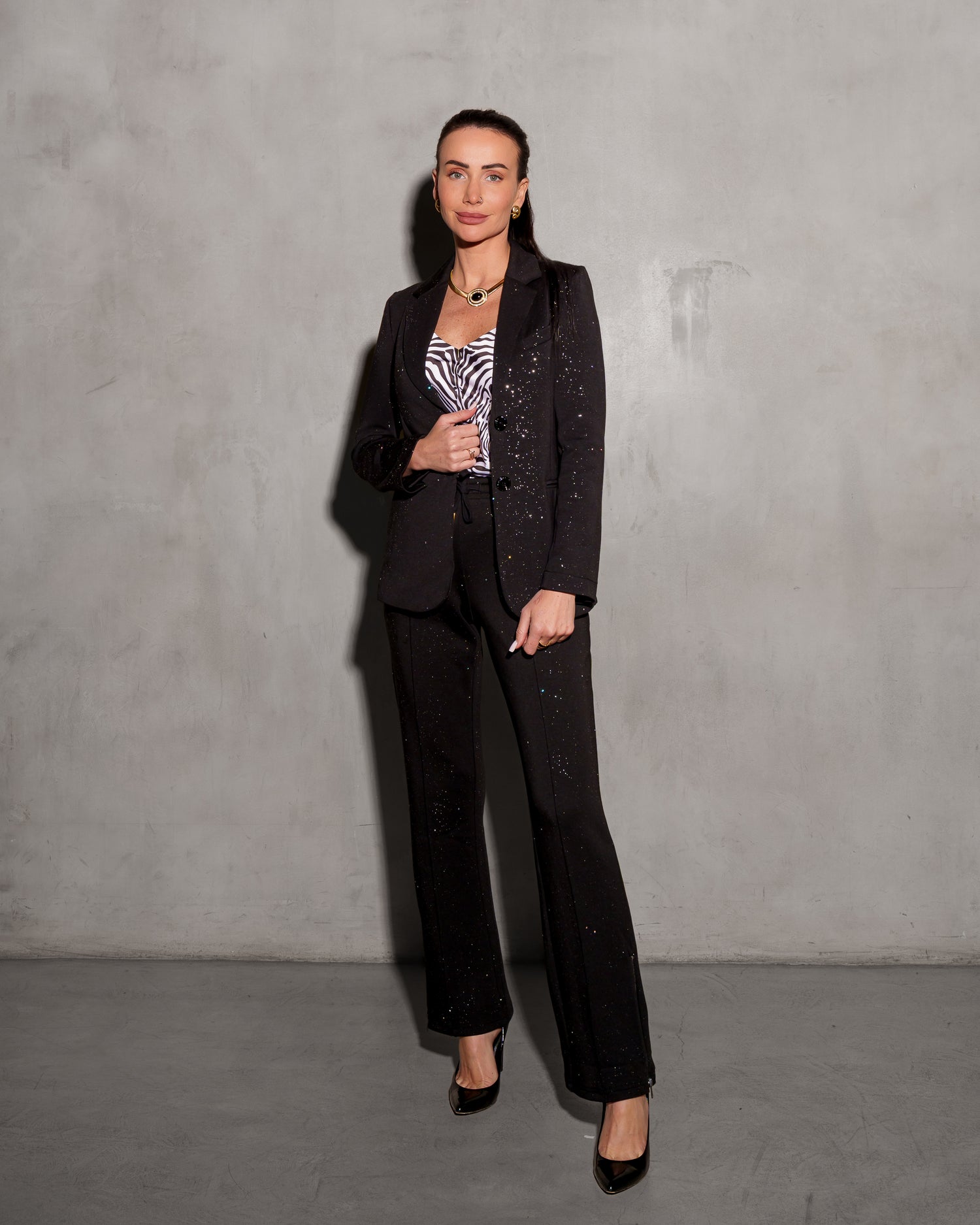 Morrison Ultra-Luxe Glitz Blazer Glitz