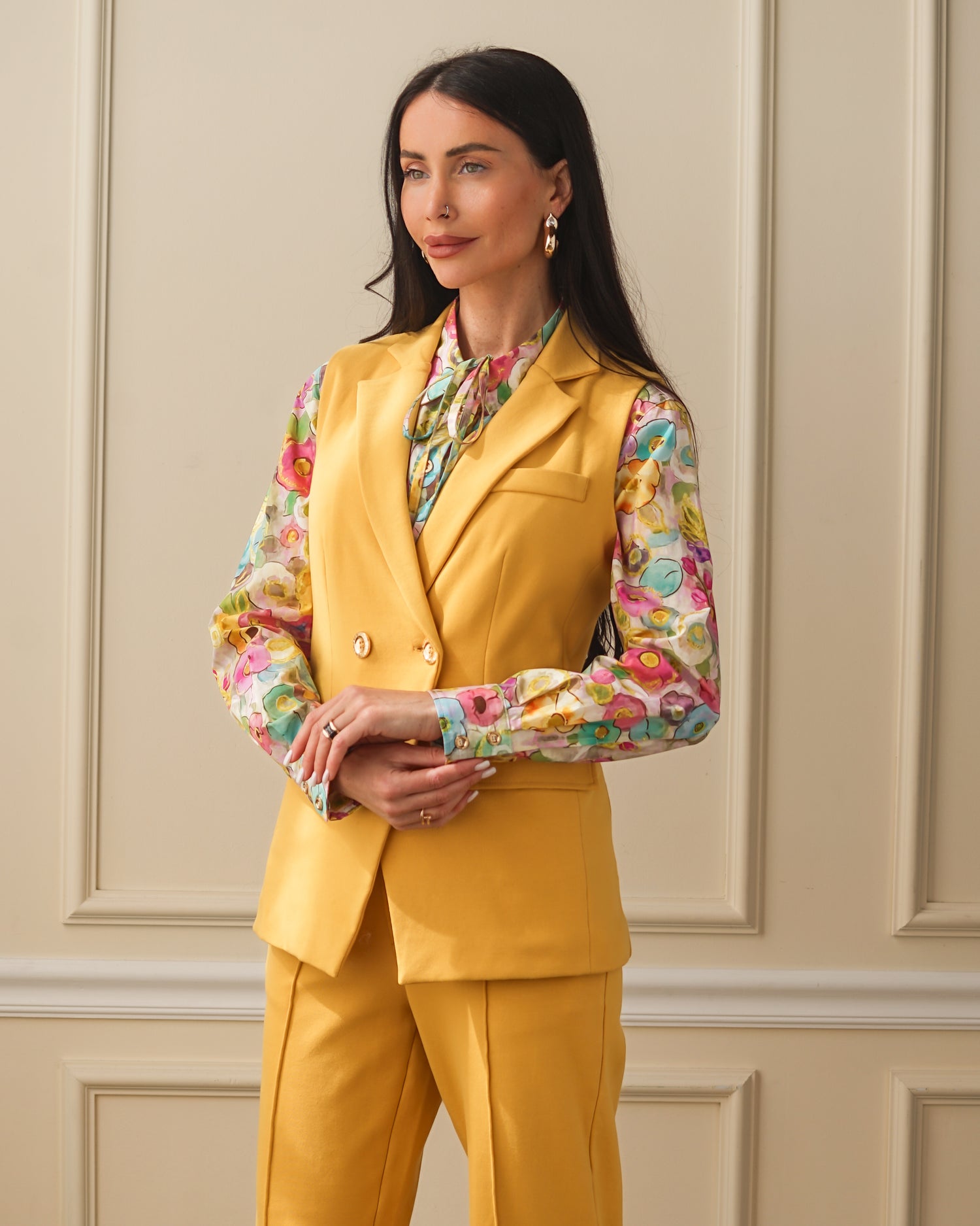 Secretariat Poplin Shirt - Flower Garden