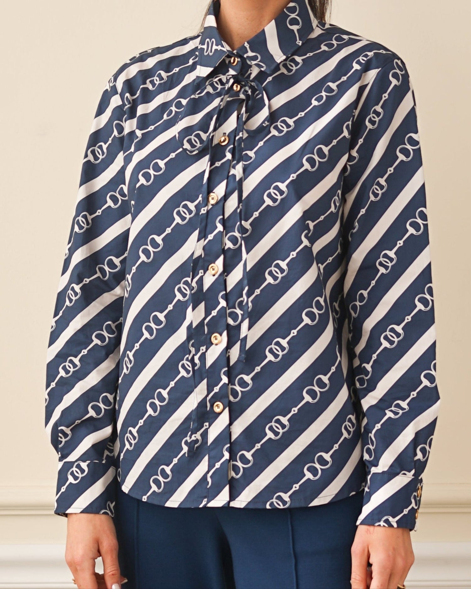 Secretariat Poplin Shirt - Horsebit (Sailor)
