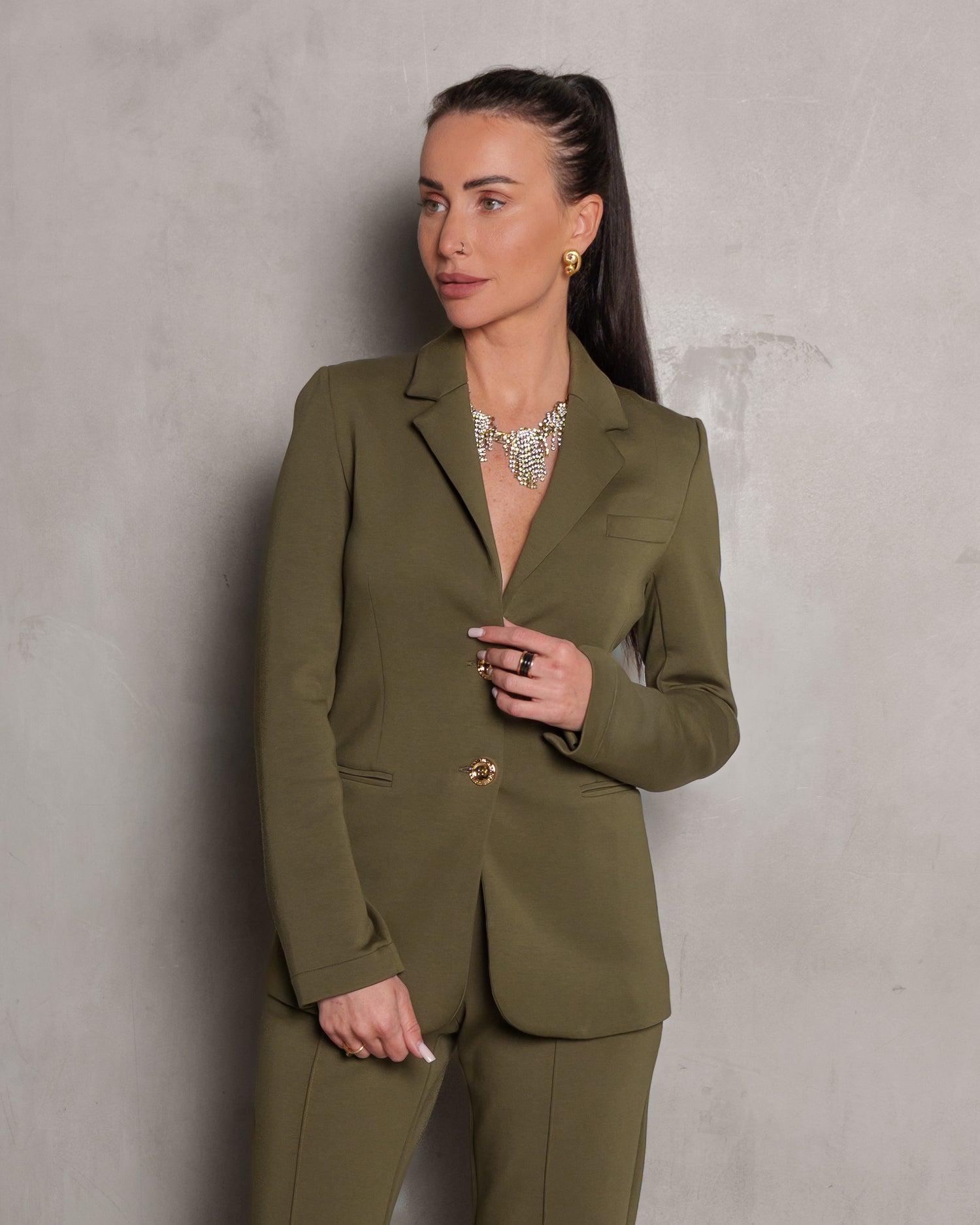 Morrison Ultra Luxe Blazer Olive