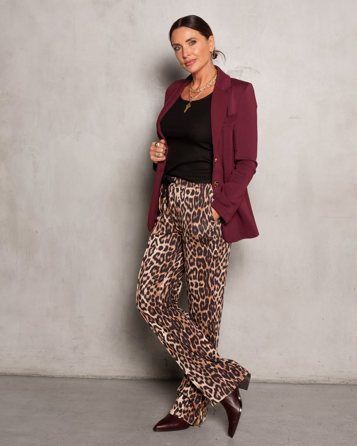 Morrison Ultra Luxe Blazer Merlot