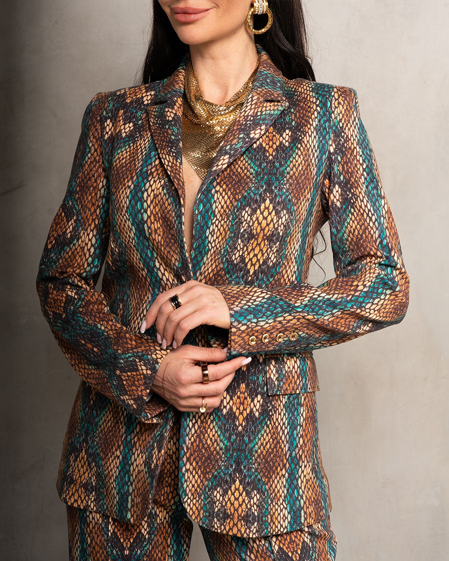 Kravitz Interlock Blazer Cobra