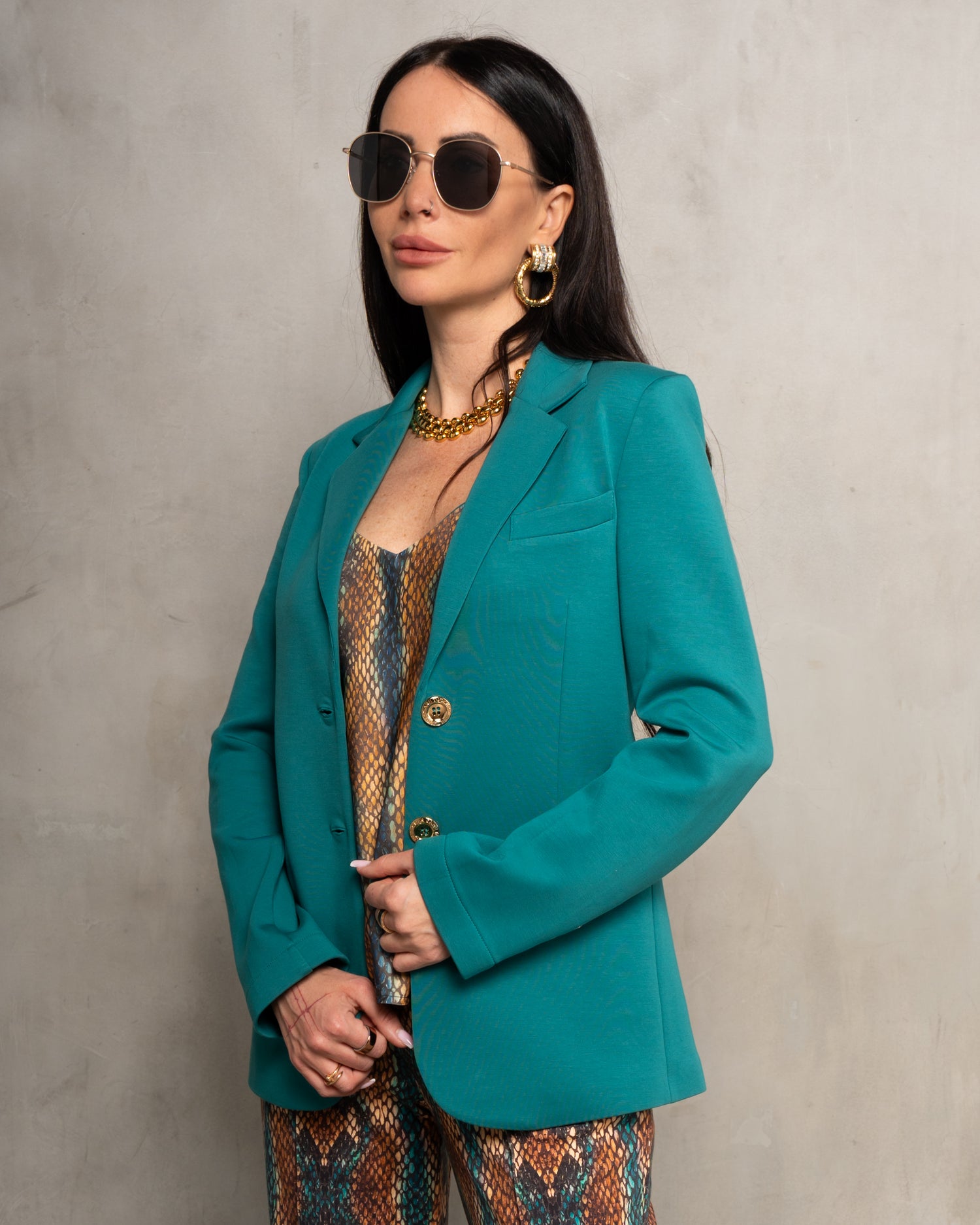 Morrison Ultra Luxe Blazer Peacock
