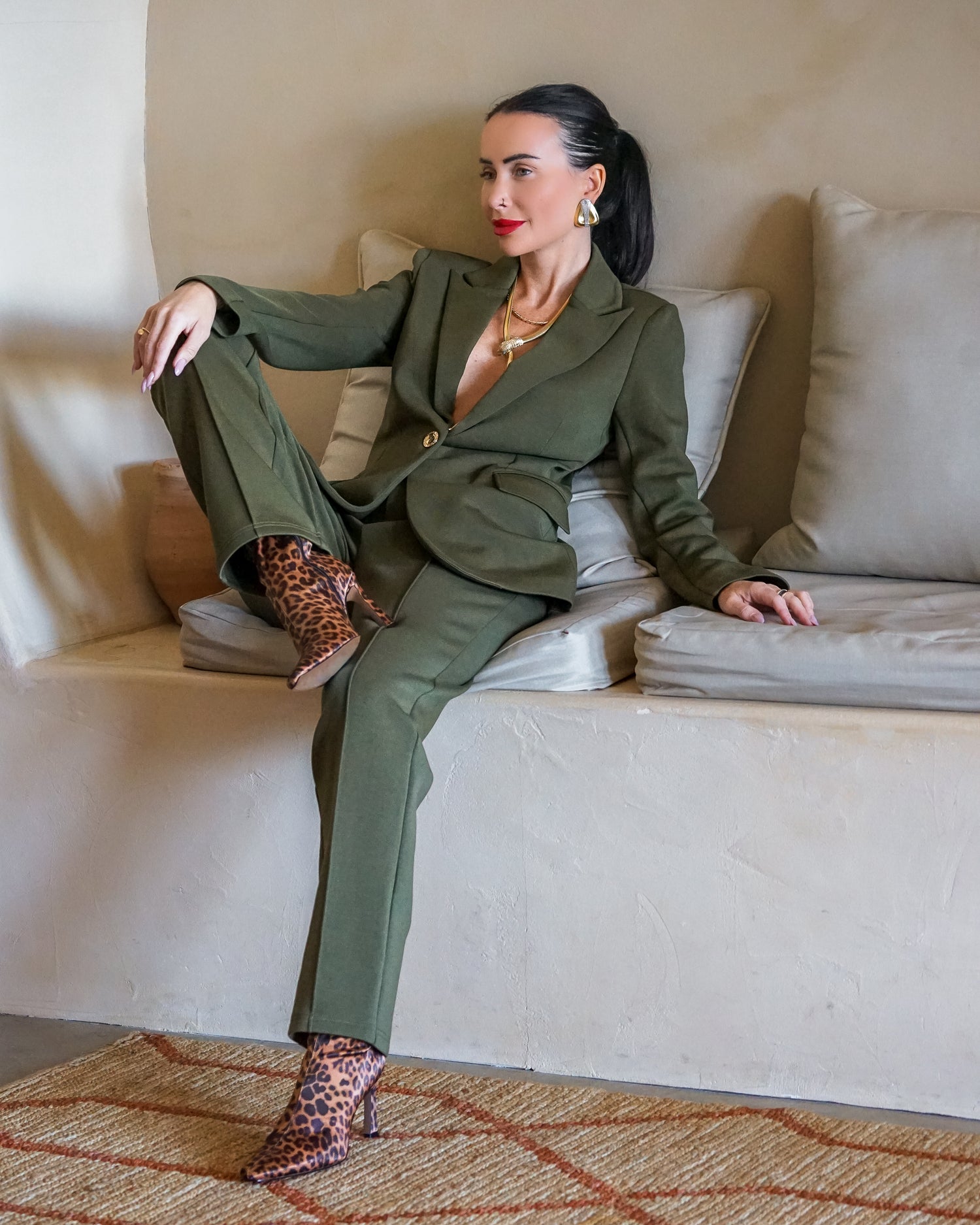 Morrison Ultra Luxe Blazer Olive