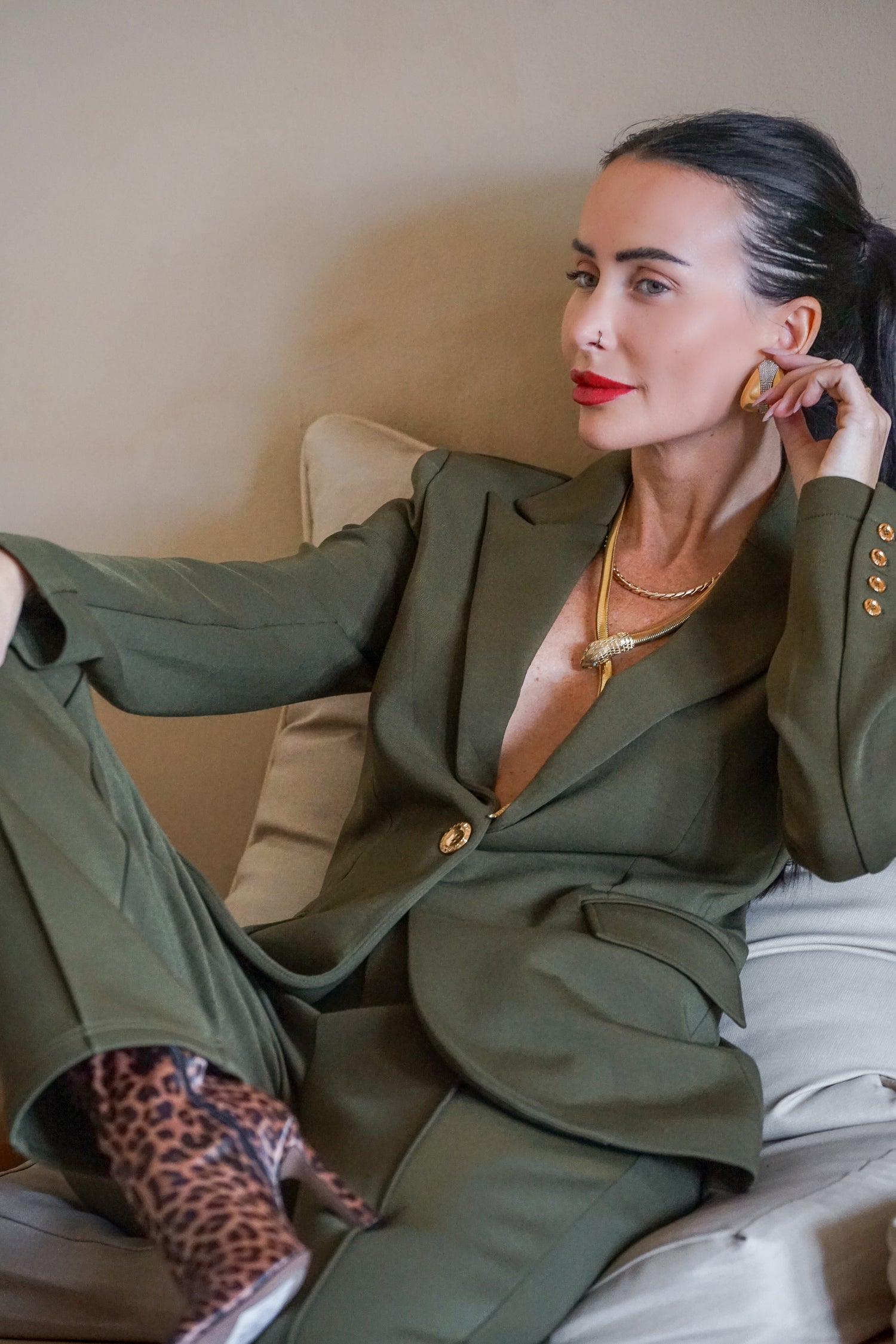 Morrison Ultra Luxe Blazer Olive