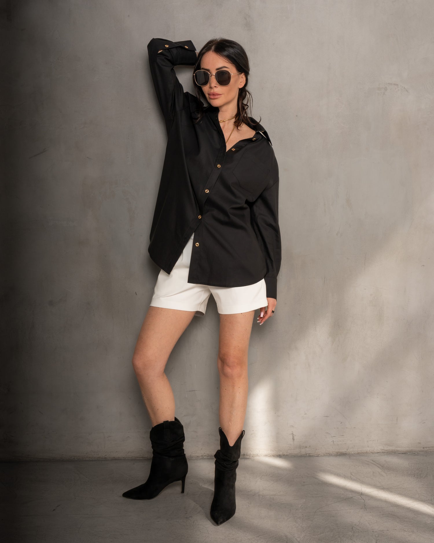 McCartney Oversized Shirt - Black