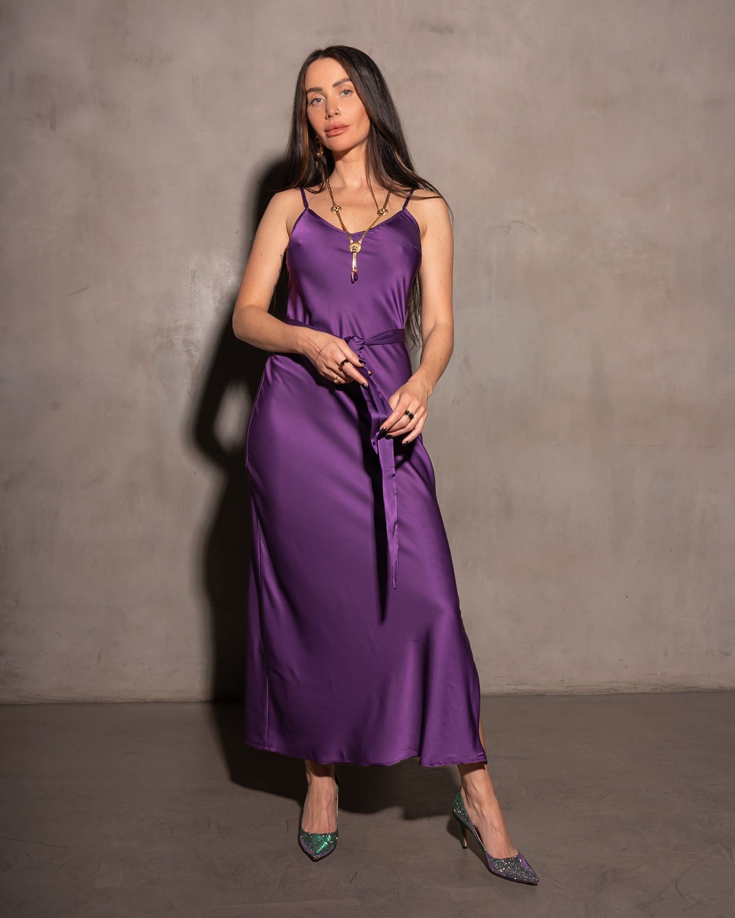 Basic Lennon Zipslip™️ Dress Amethyst