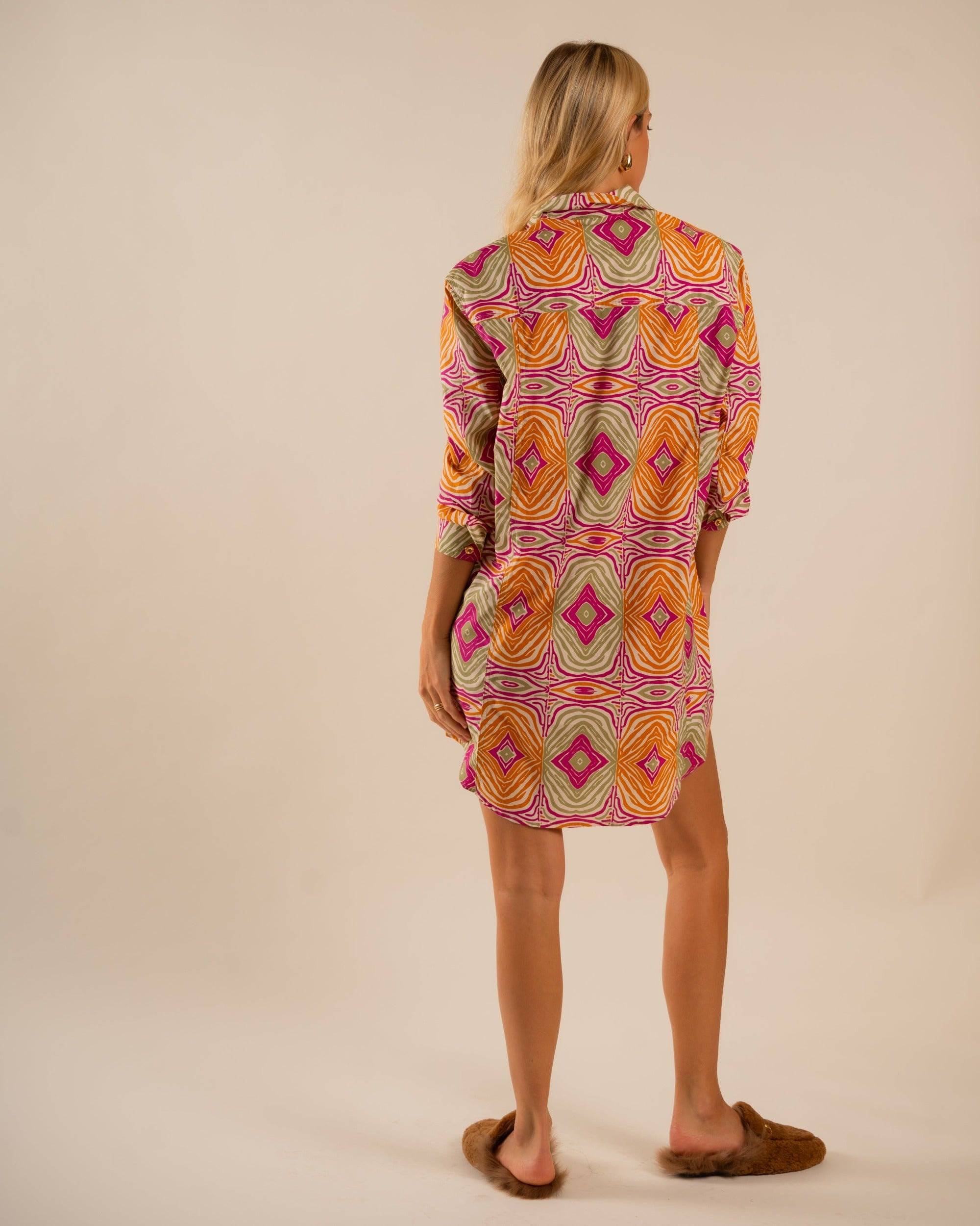 Preslie Poplin Shirt Dress Mesmerized