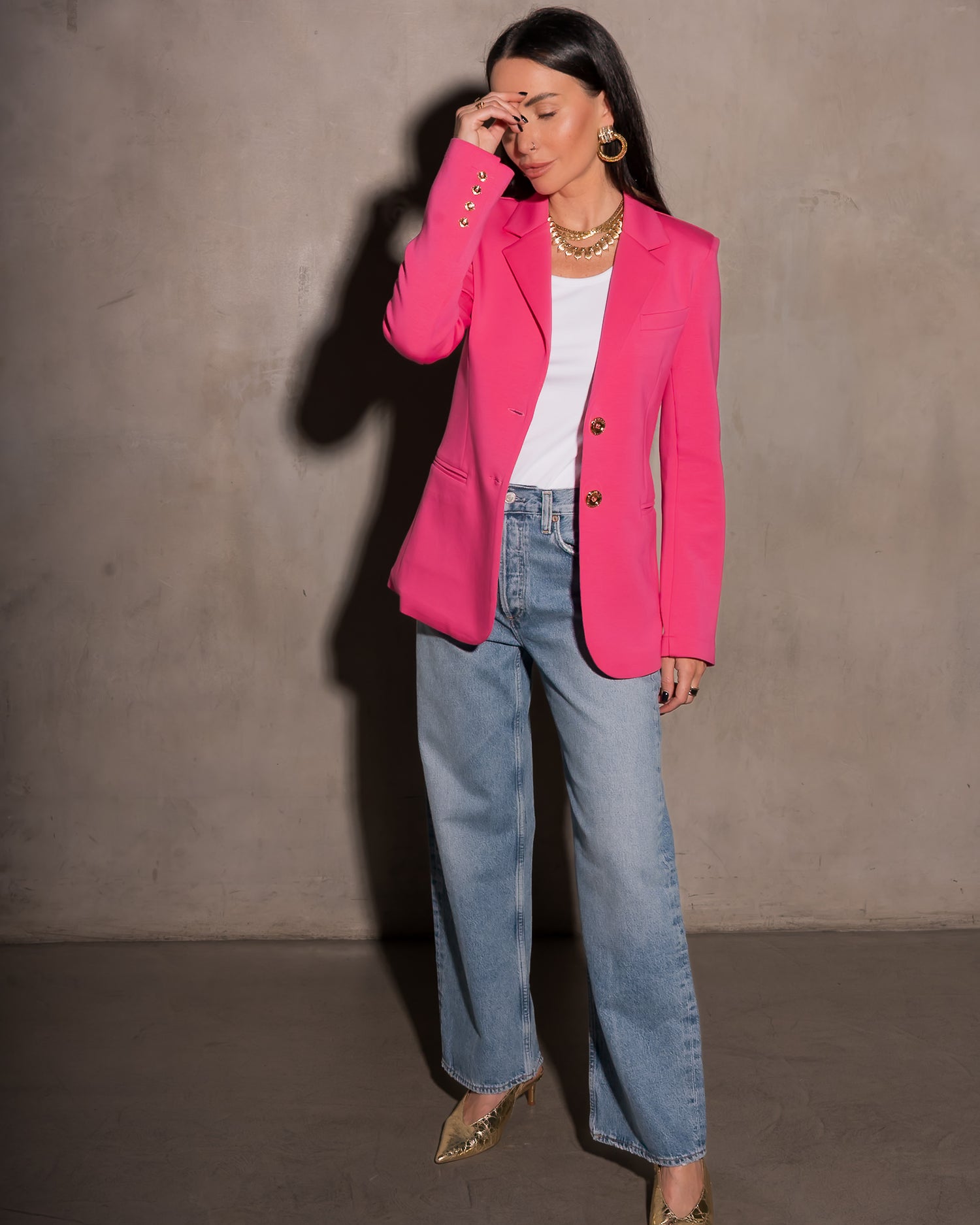 Morrison Ultra Luxe Blazer Hibiscus
