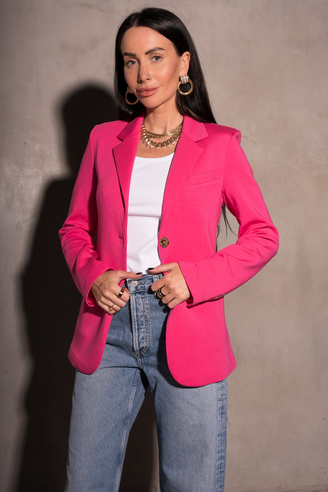 Morrison Ultra Luxe Blazer Hibiscus