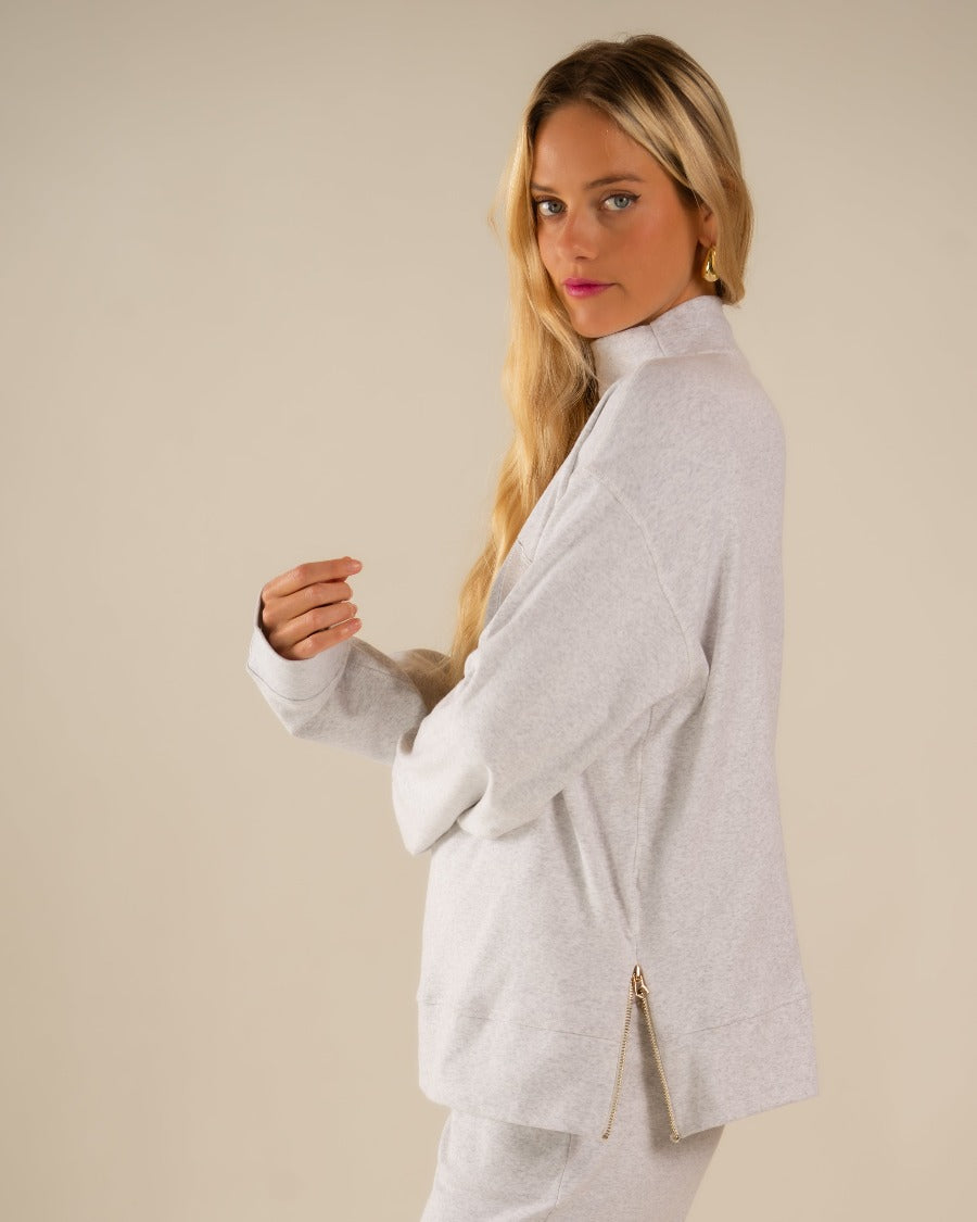 Bella Interlock Mock Neck 3