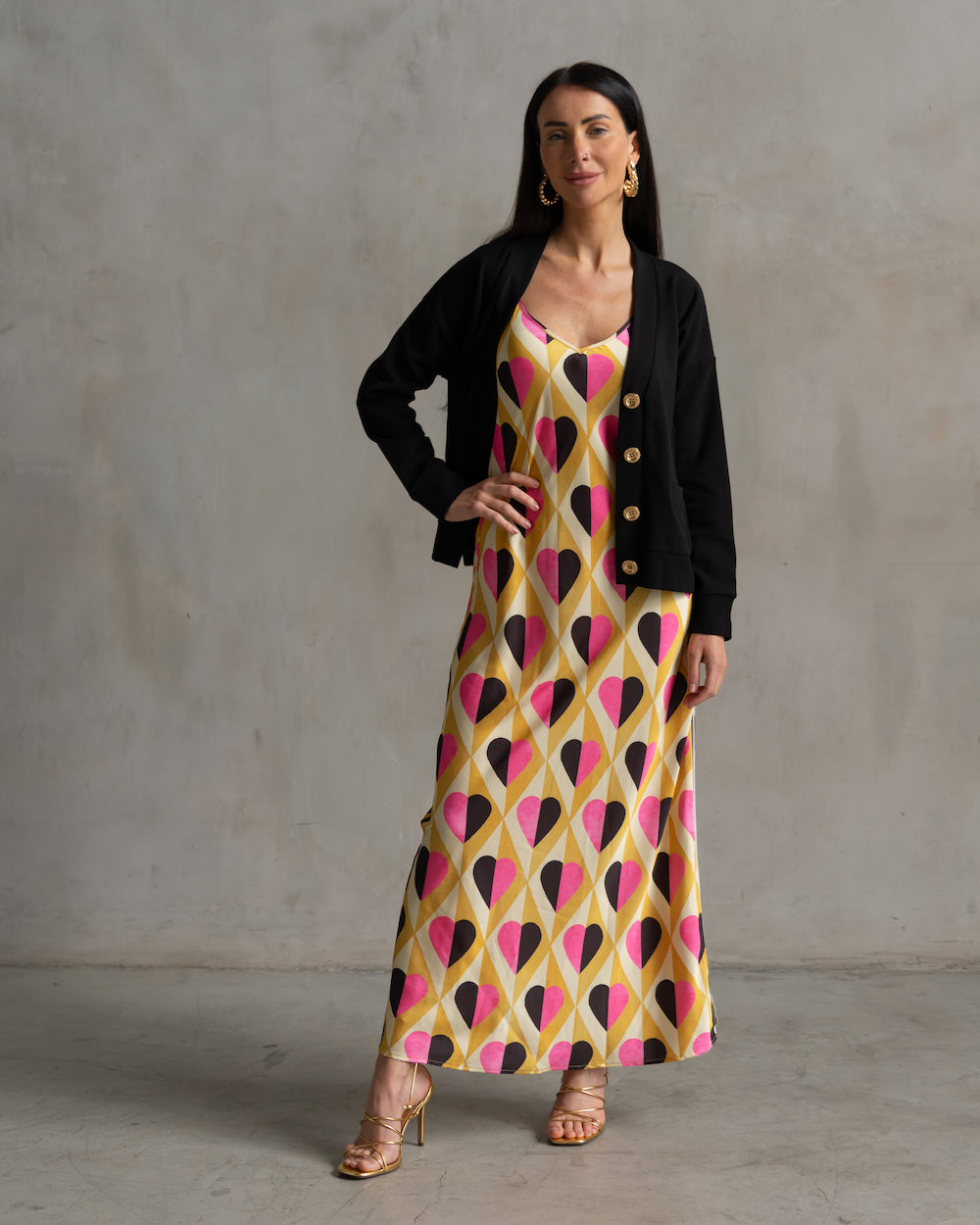 All Over Heart Lennon Zipslip™️ Dress 4