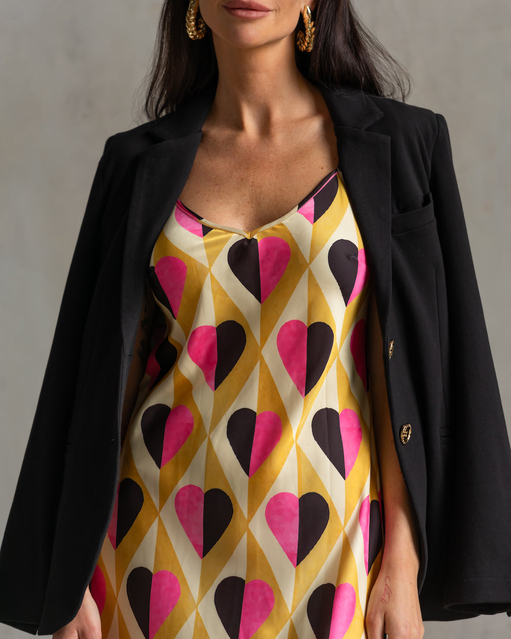 All Over Heart Lennon Zipslip™️ Dress 3