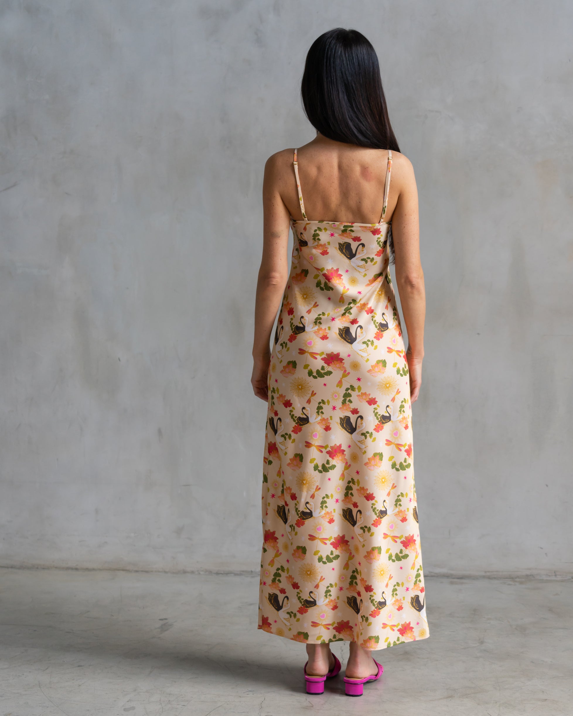 All Over Swan Lennon Zipslip™️ Dress 2