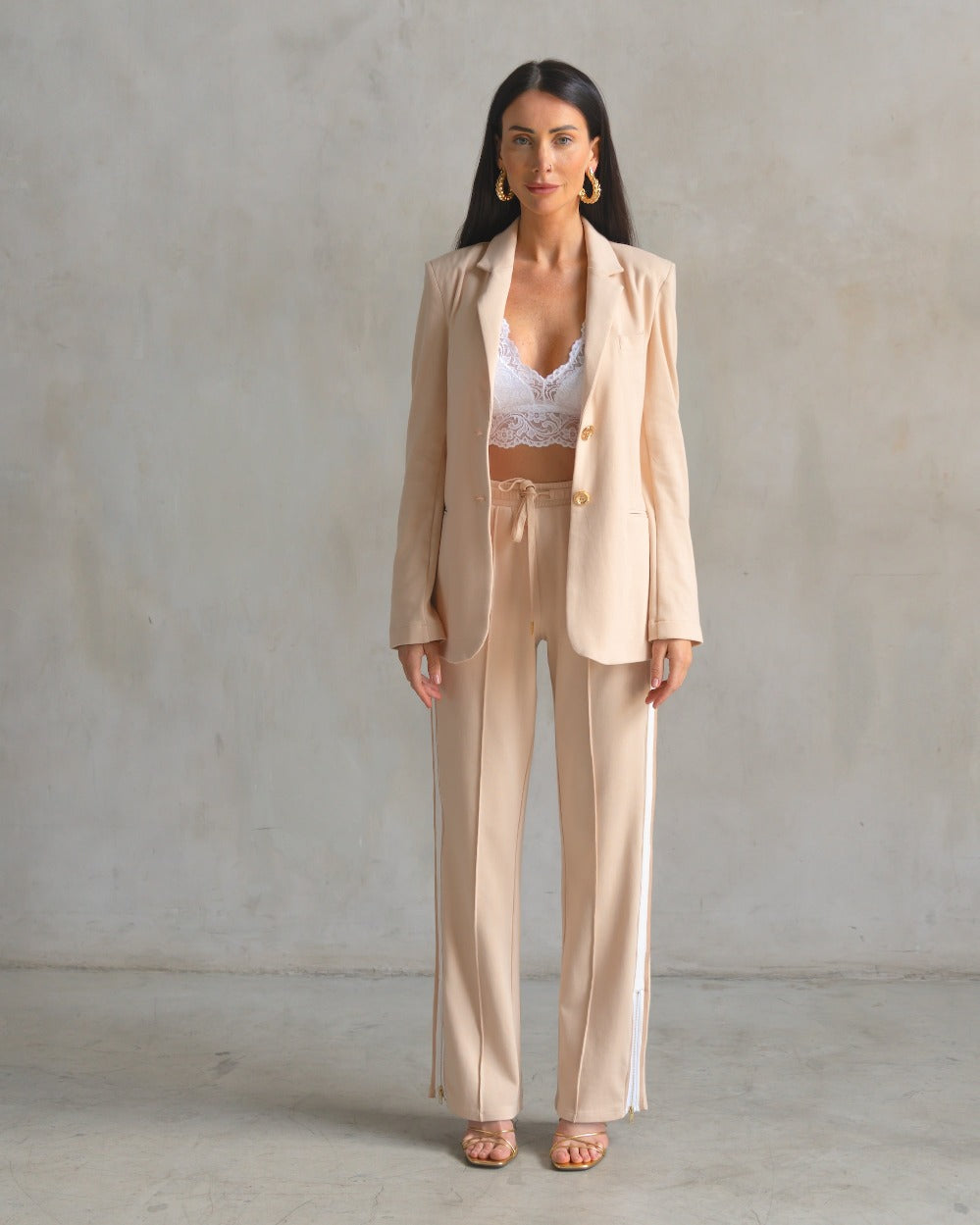 Jordan Interlock Pant Crème