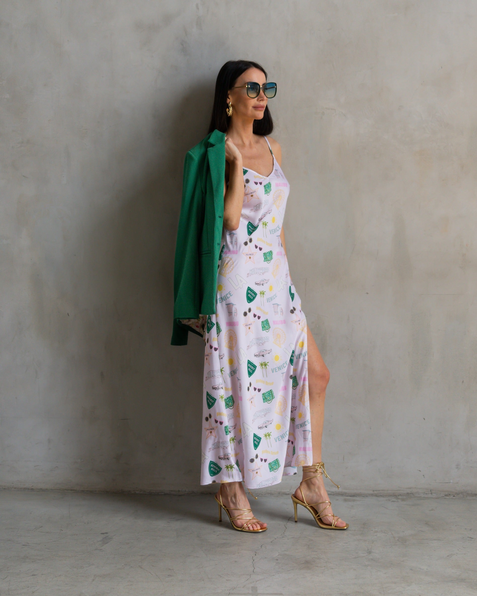 Lennon Zipslip™️ Dress All Over LA Pattern
