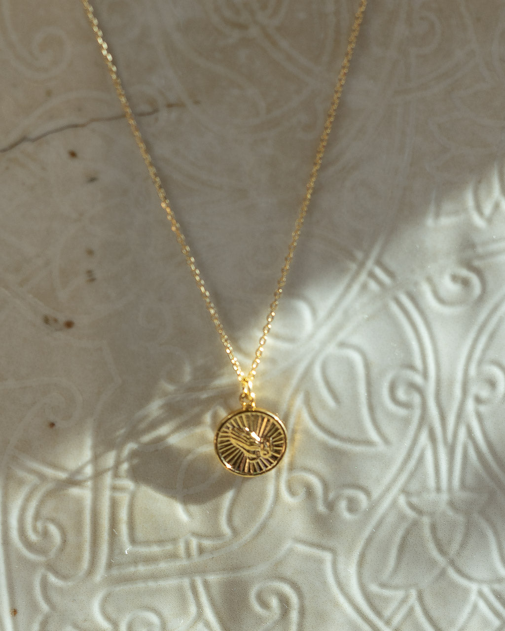 Praying Pendant Necklace